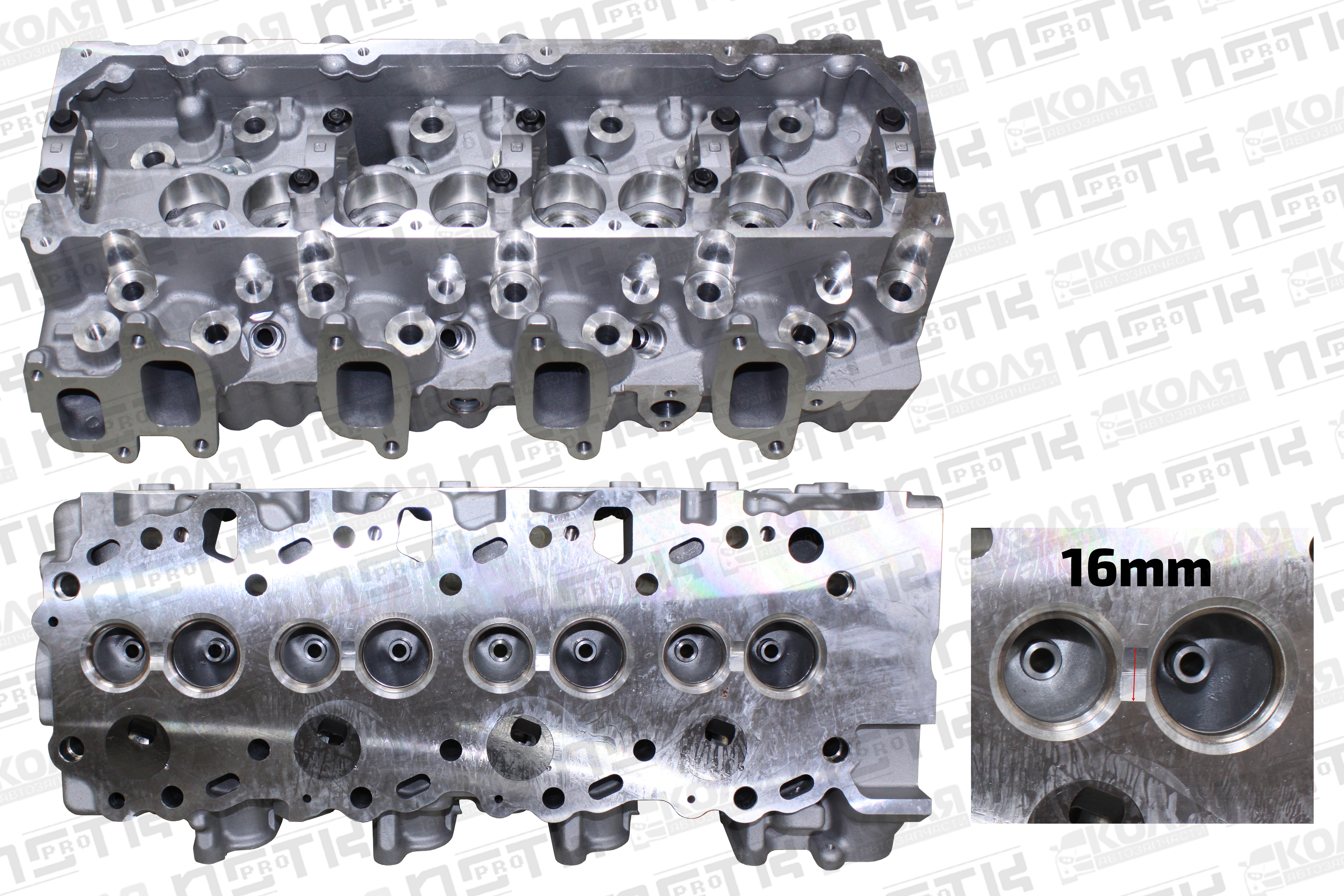 908780 Головка блока цилиндров ГБЦ пустая (клапаны 103.5mm) Toyota 1KZT (NSTK)