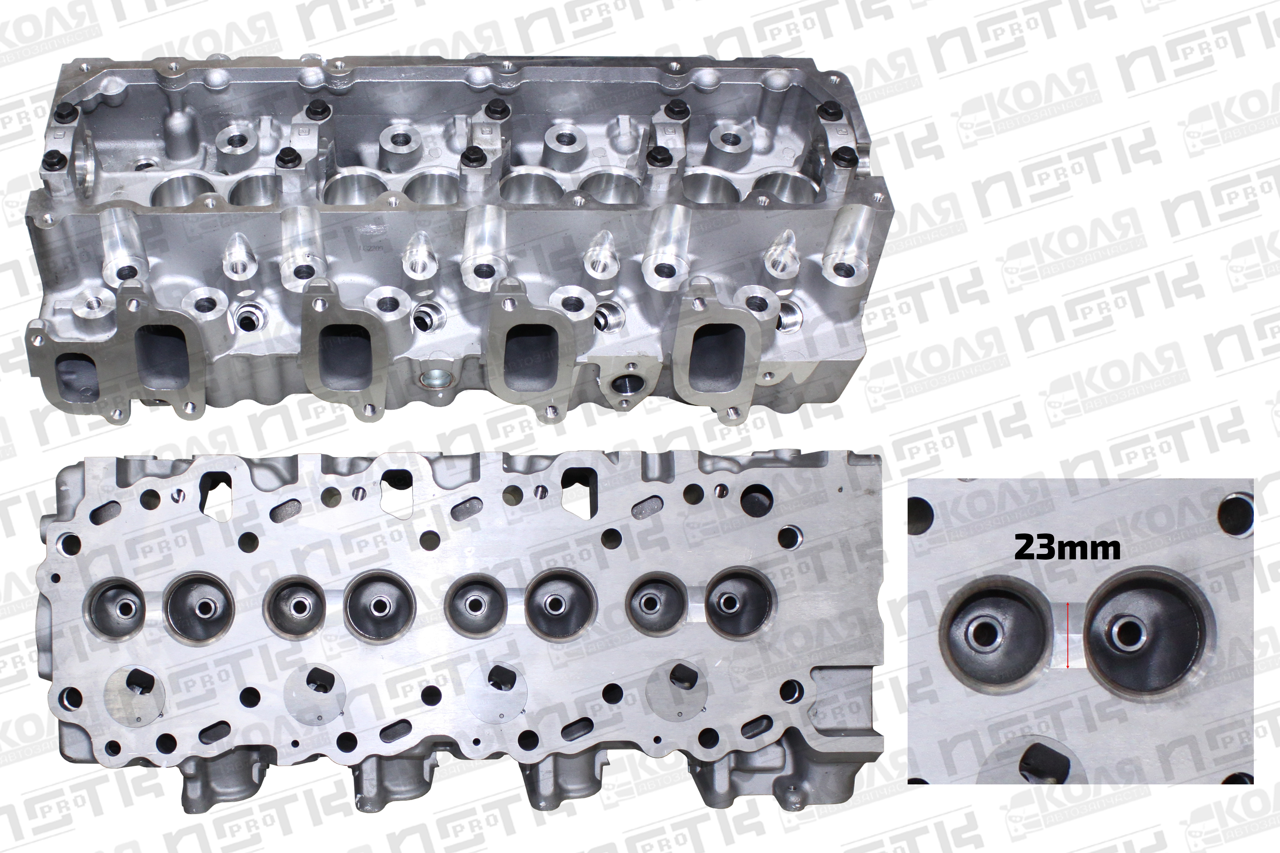 908782 Головка блока цилиндров ГБЦ пустая (клапаны 104.3mm) Toyota 1KZTE (NSTK)