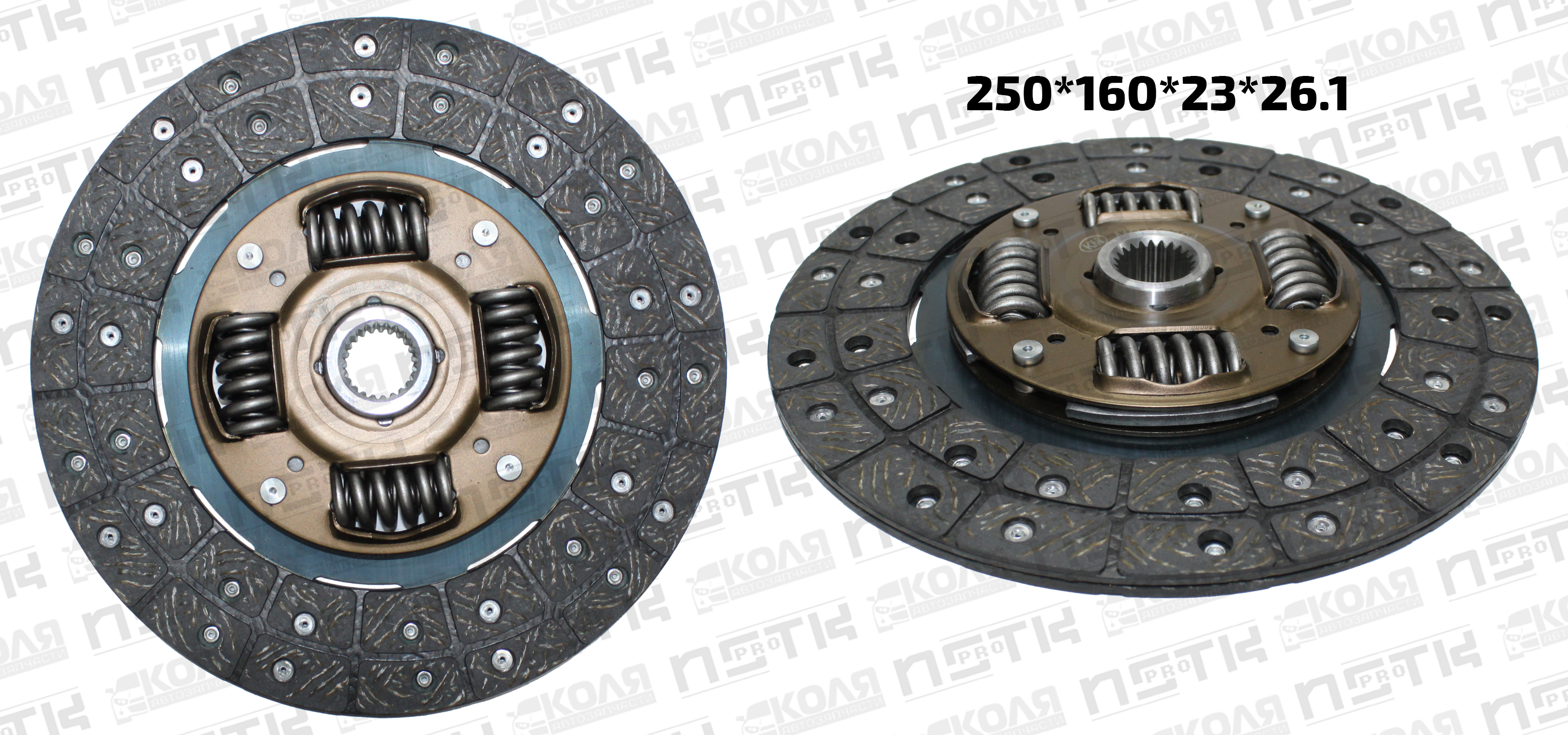 Диск сцепления 250*160*23*26.1 Mitsubishi 6G72 6G74 (KM)