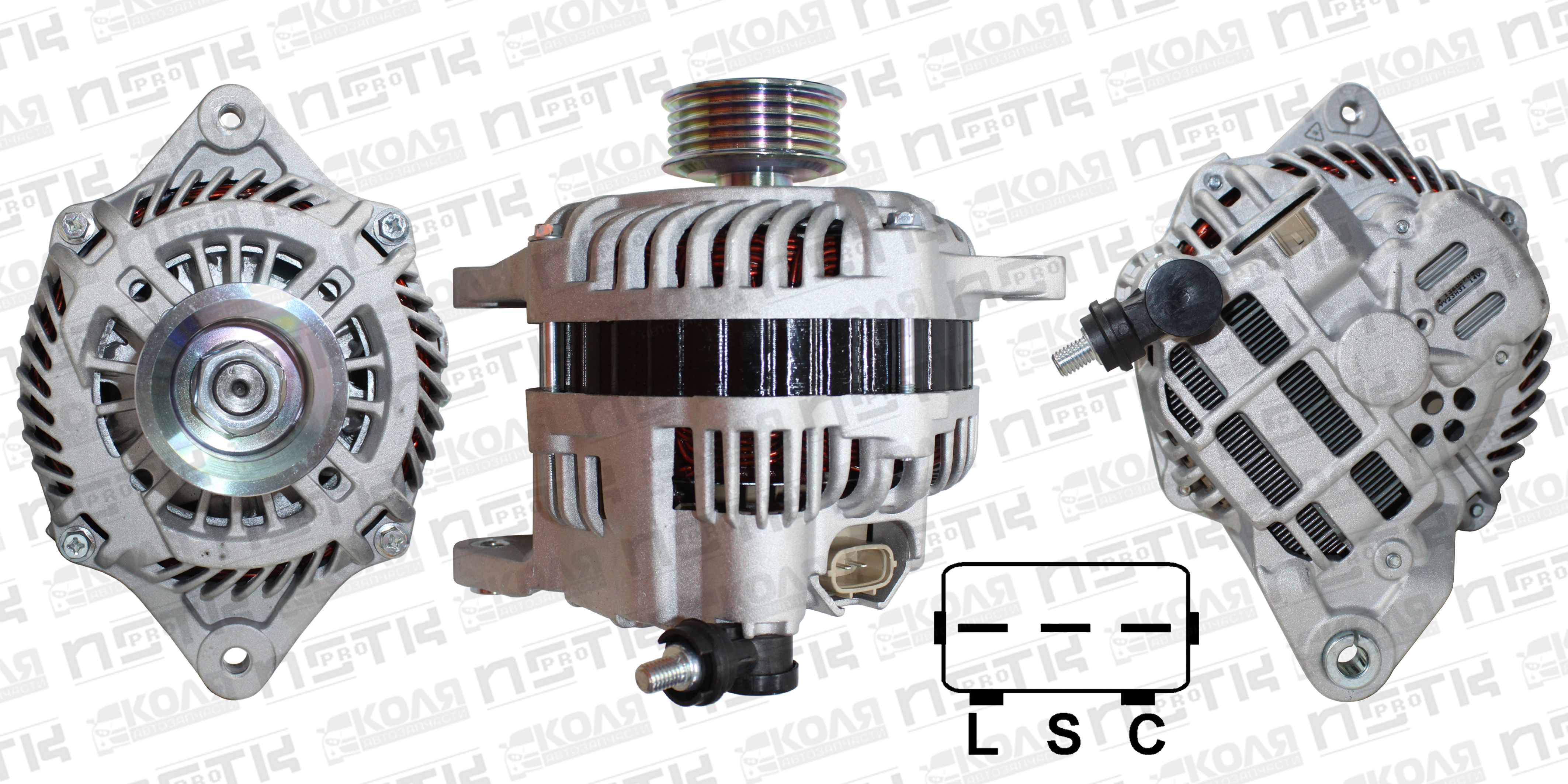 Генератор Subaru EJ20 EJ25 12V 90A 5PK 3 контакта (E220)