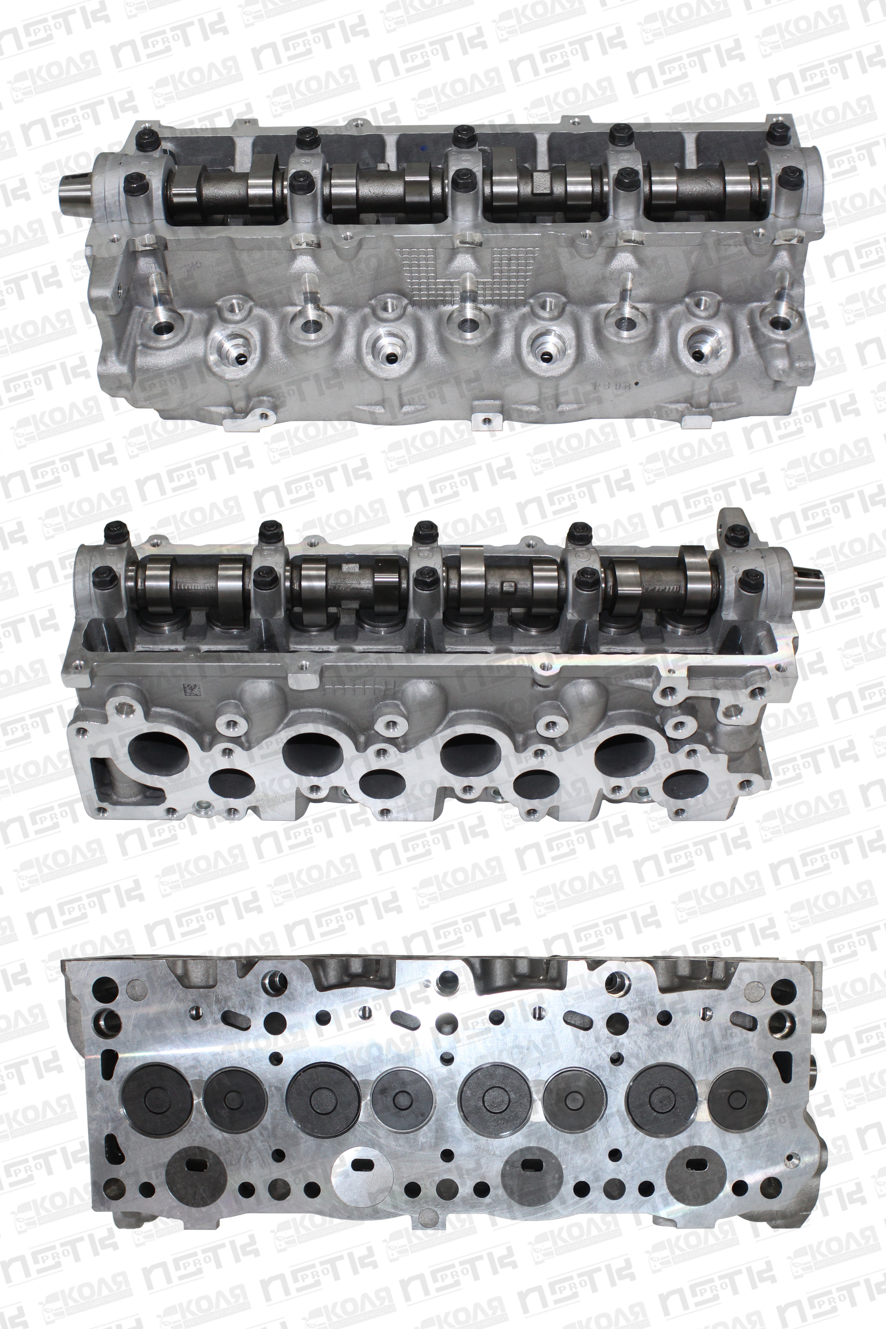 Головка блока цилиндров ГБЦ в сборе (d-22mm/форсунка-24mm) Mazda R2-A 1983-1997 (NSTK)