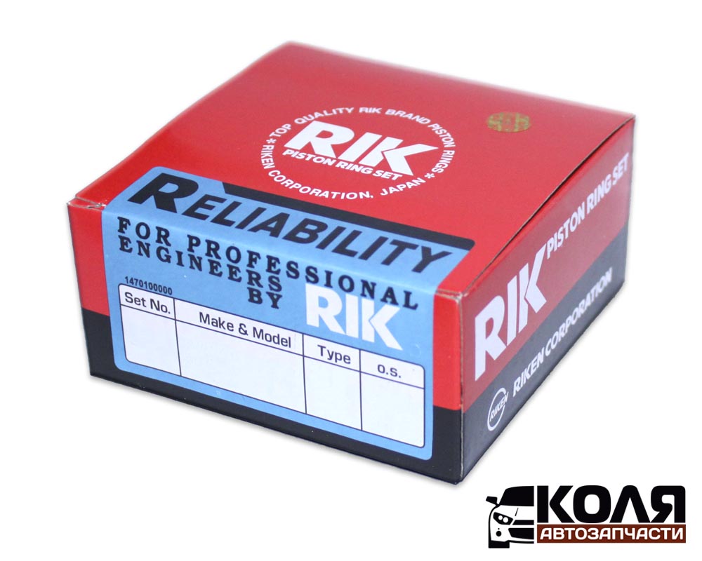 Кольца поршневые 20099 STD Mitsubishi 4D33 108*3*2*4 (RIK)