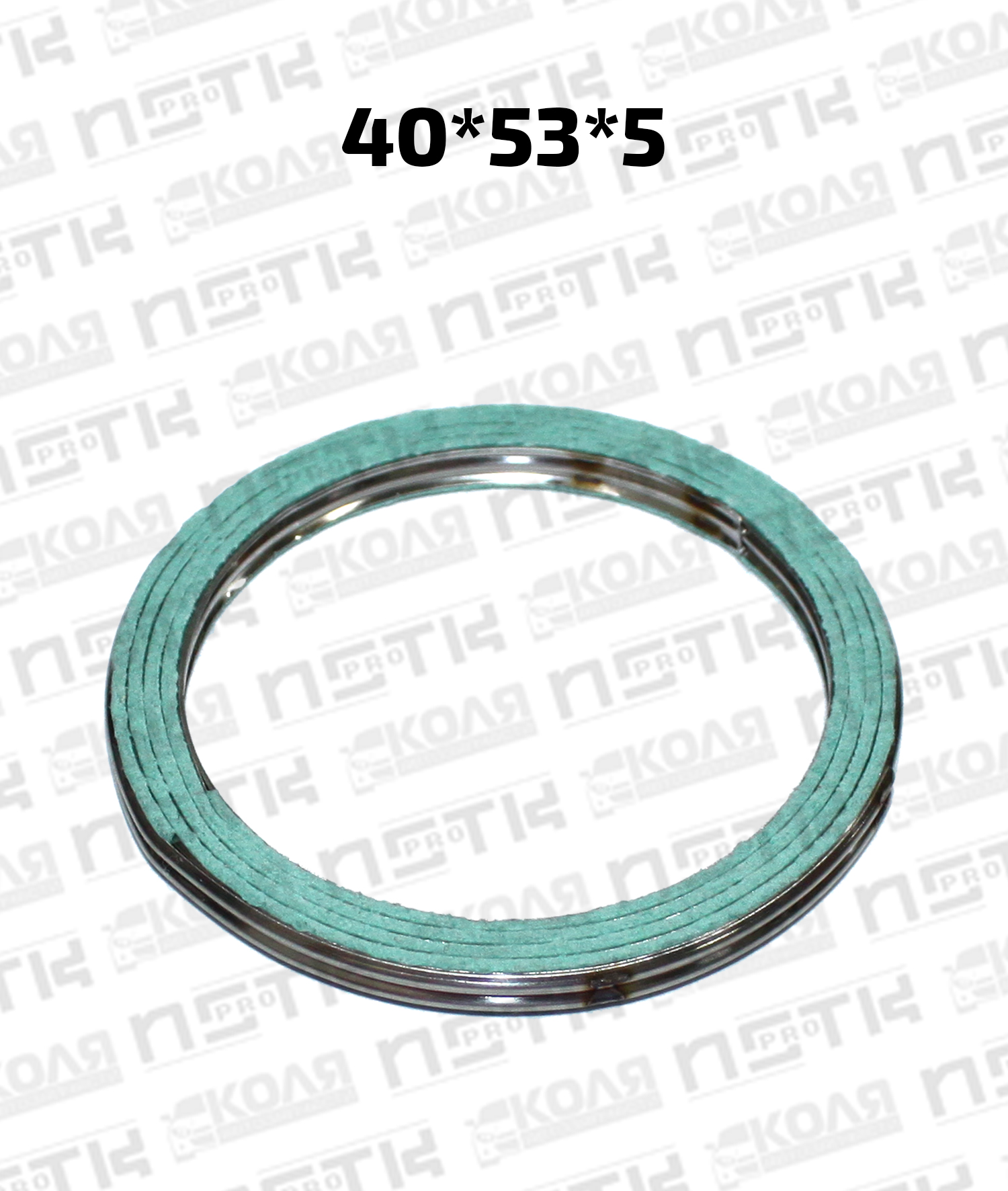 Кольцо глушителя металлографит Toyota 40*53*5 зеленое Toyota 4AFE 4AFHE 7AFE 1RZ 1RZE 2RZ 2RZE 2Y 3Y 4Y 22R 22RE (NSTK)