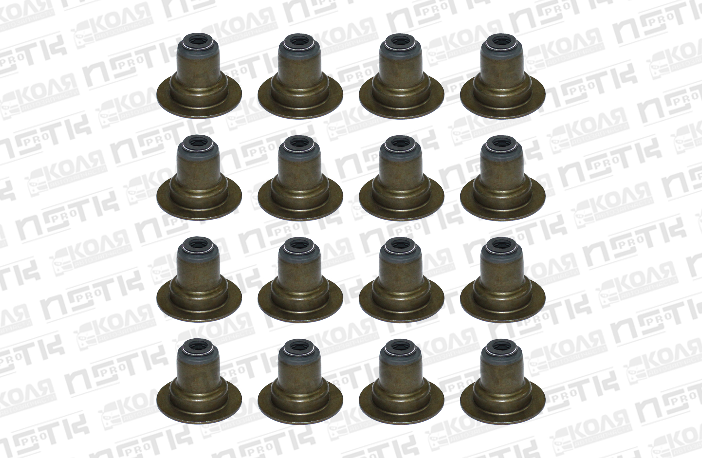 Колпачки маслосъемные фторкаучук впуск/выпуск Isuzu 4HK1 V16 (NSTK)