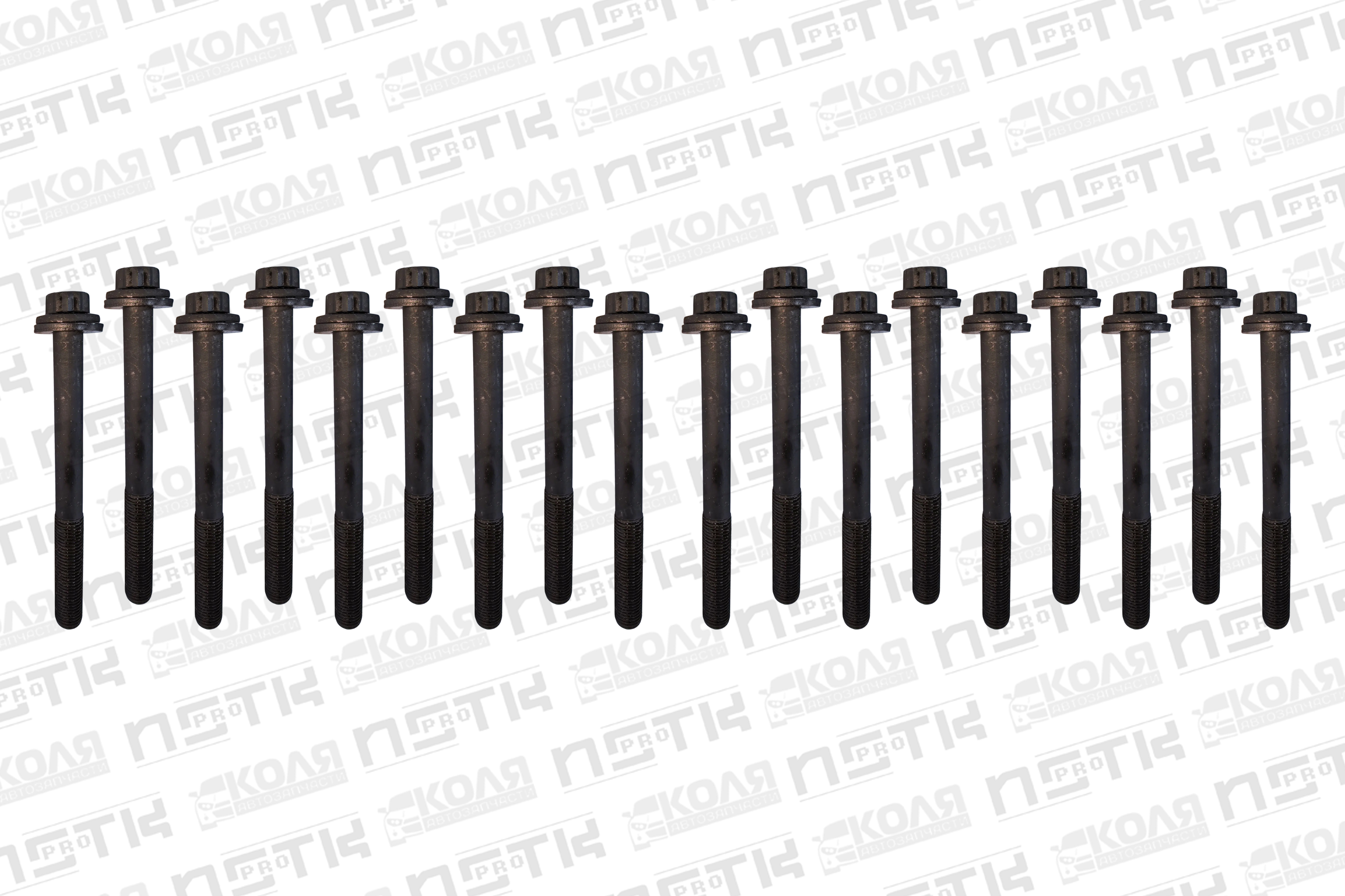 Комплект болтов ГБЦ Nissan ZD30 M12x1.5/133mm (18 шт.) (NSTKPRO)