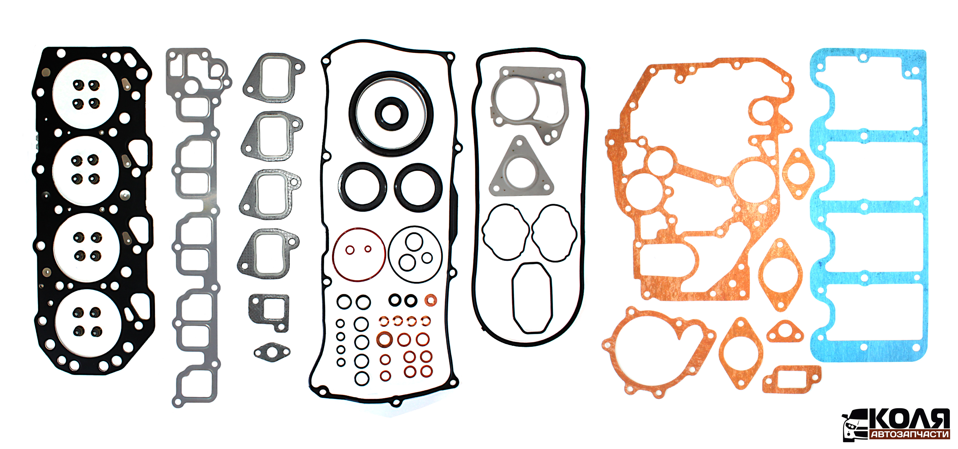 Комплект прокладок двигателя Isuzu 4JX1 стальная прокладка ГБЦ (WTA)
