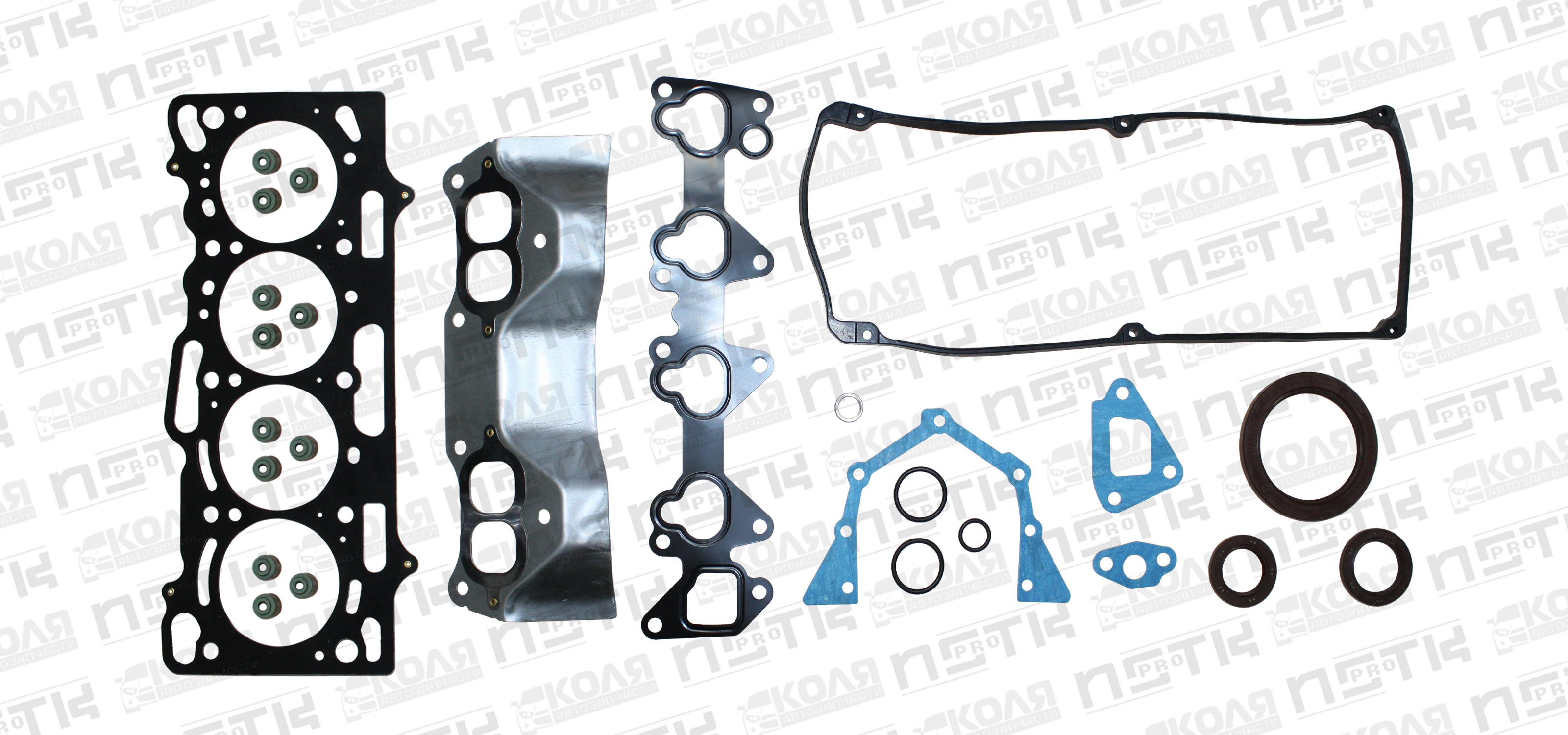 Комплект прокладок двигателя Mitsubishi 4G13 4G15 V12 4G15-NEW V12 1995- железная прокладка ГБЦ (NSTK)