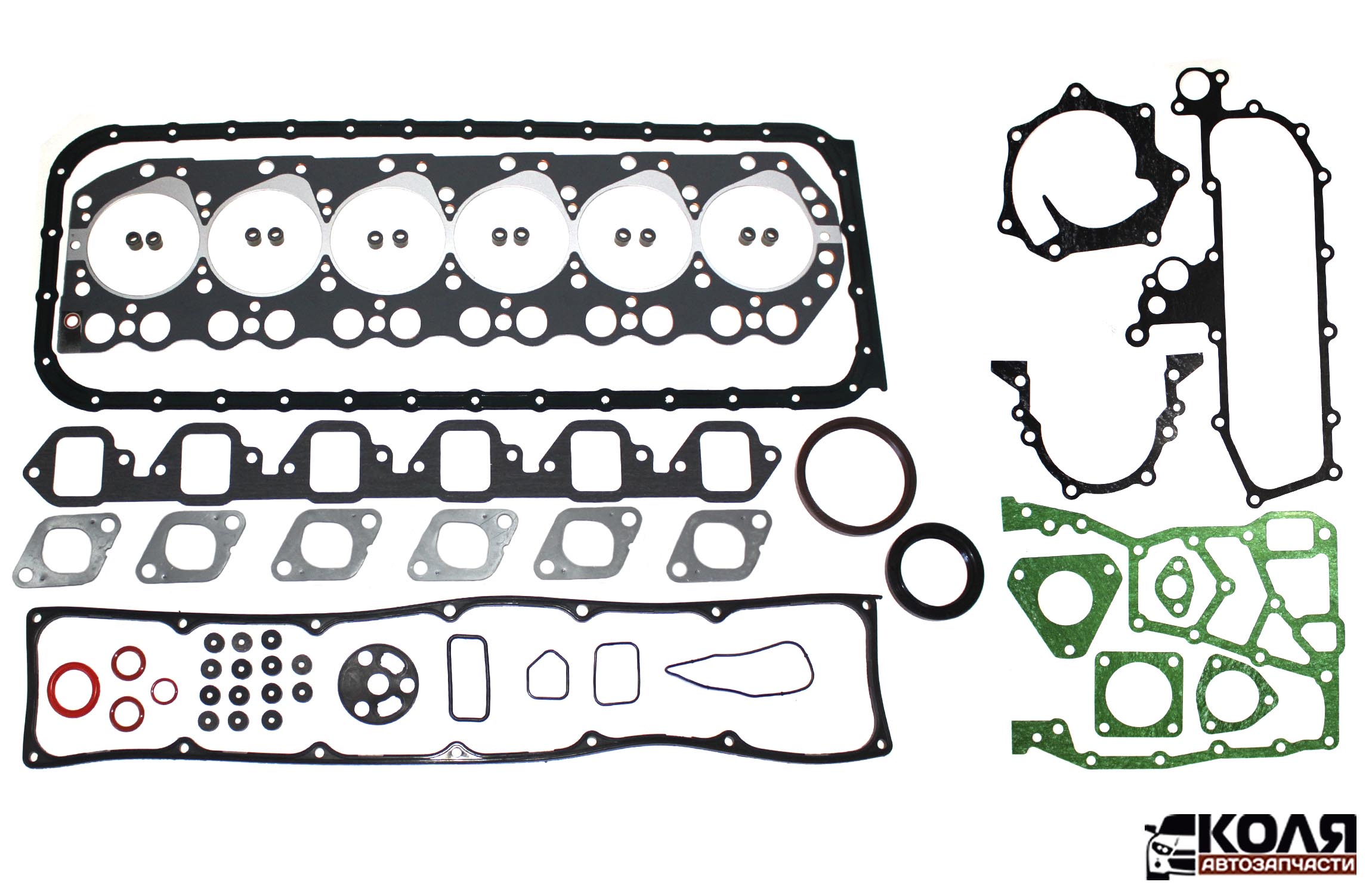 Комплект прокладок двигателя Nissan TD42 стальная прокладка ГБЦ (WTA)