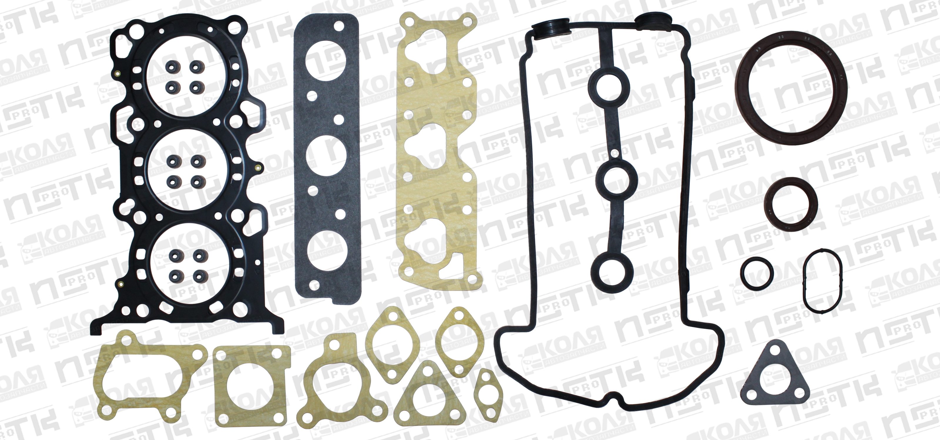 Комплект прокладок двигателя Suzuki K6A 12V стальная прокладка ГБЦ (NSTKPRO)