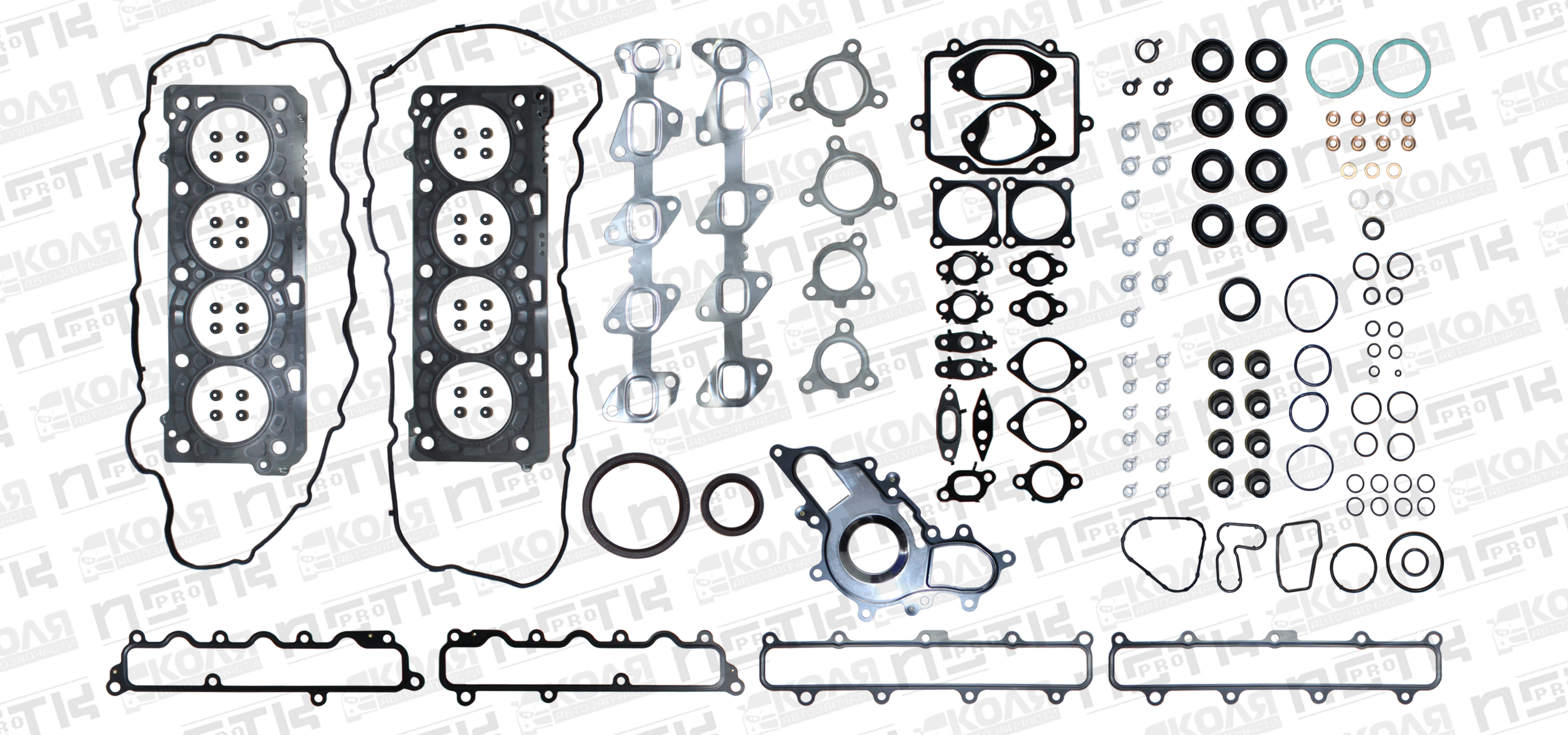 Комплект прокладок двигателя Toyota 1VDFTV стальная прокладка ГБЦ (NSTK)