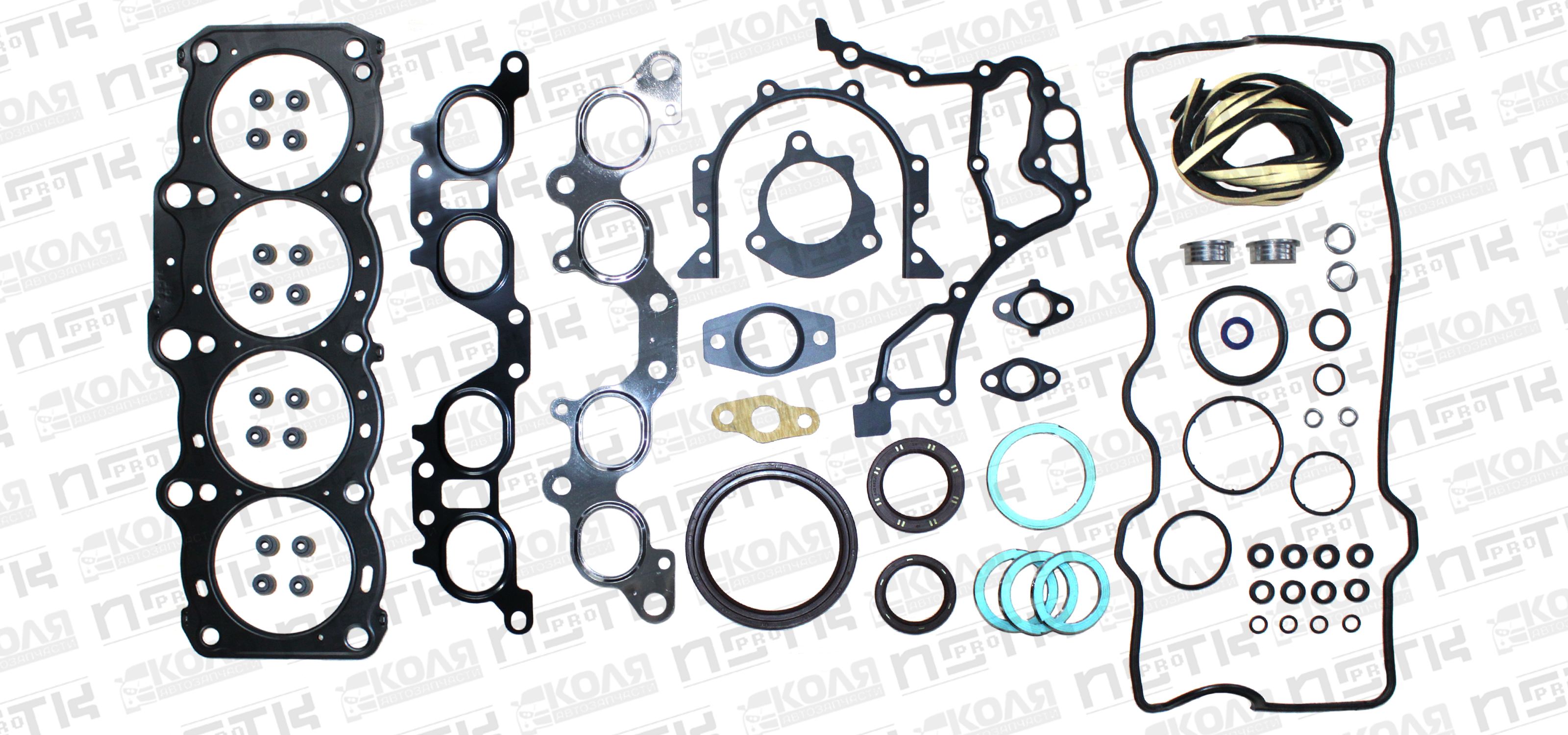 Комплект прокладок двигателя Toyota 5SFE стальная прокладка ГБЦ (NSTK)