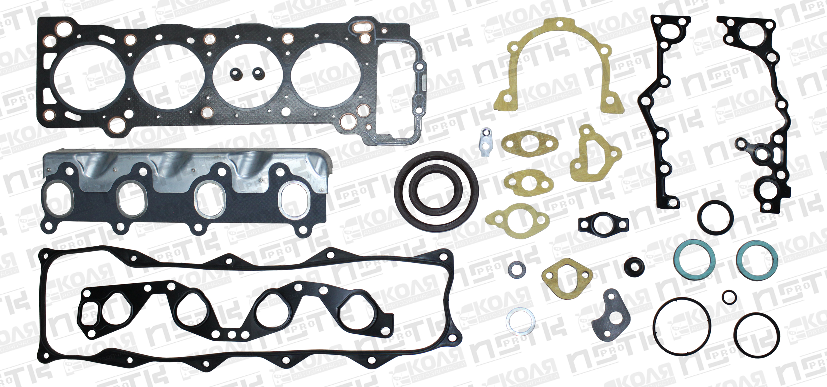 Комплект прокладок двигателя Toyota Hiace RZH102 RZH104 RZH112 RZH114 1RZ графитовая прокладка ГБЦ (NSTK)