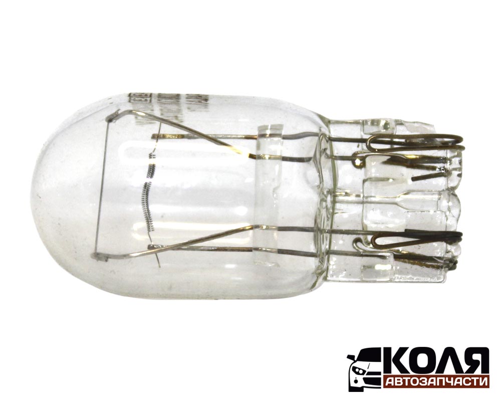 Лампа W21-5W W3*16q T20 12V21W5W безцокольная белая контактов-2 (KOITO) - 113