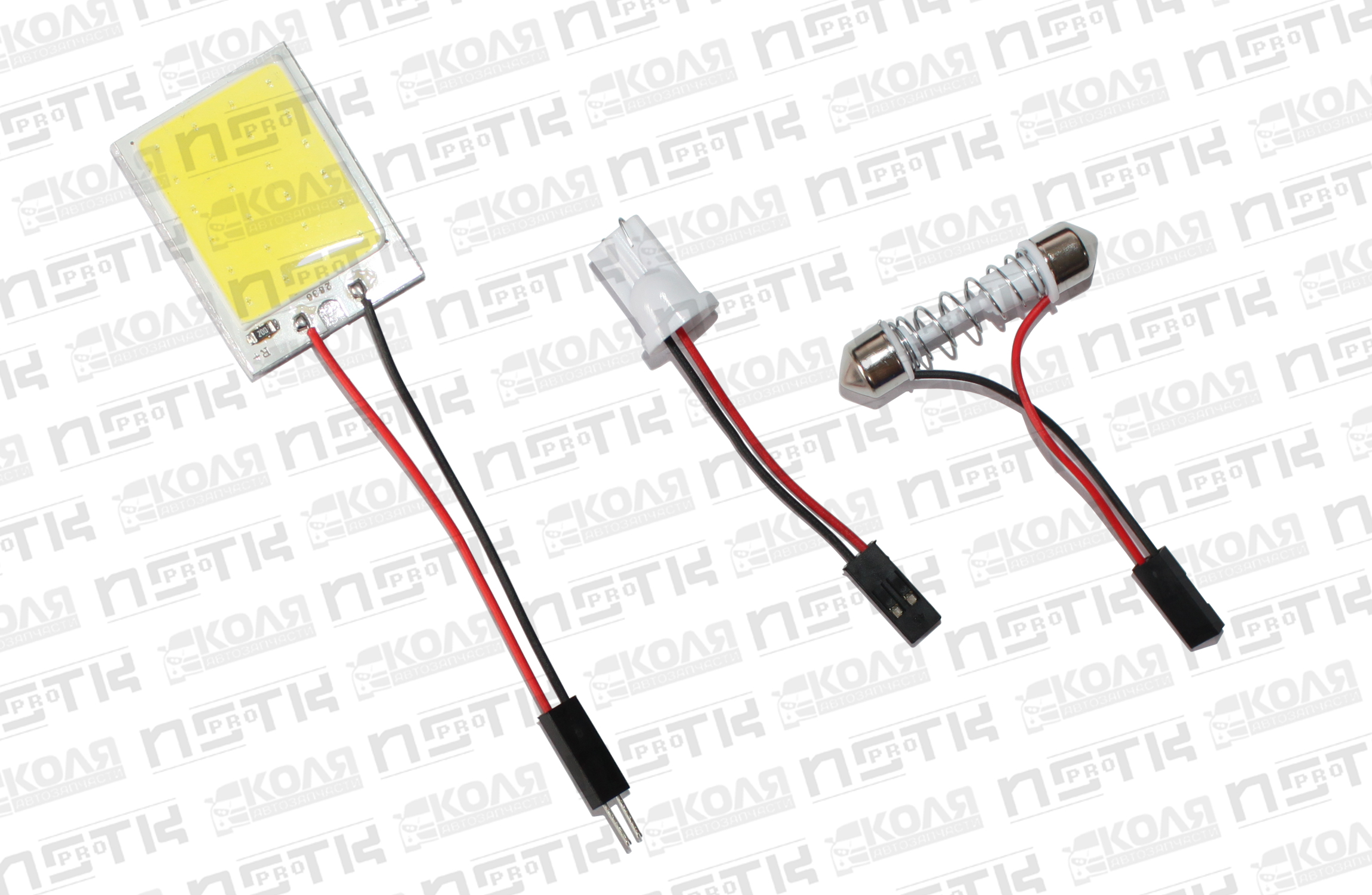 Лампа LED COB C10W / W5W T10 12V 24SMD 27*36mm (NSTK) - 515