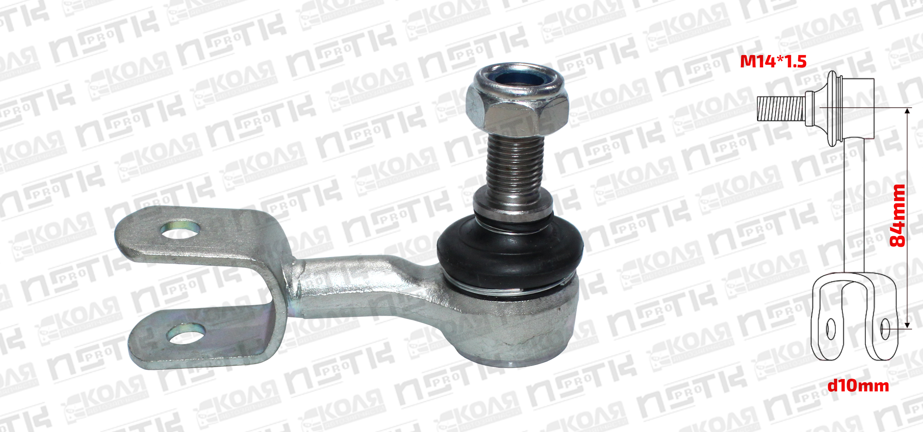 Линк заднего стабилизатора LR 84mm Toyota Land Cruiser 80 с 1992 по 1997 год (XBAOO)