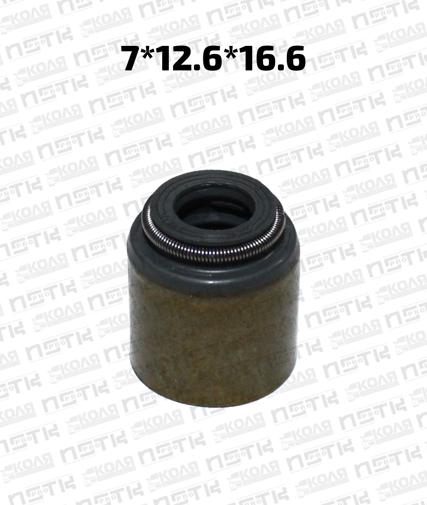 Маслосъемный колпачок 7*12.6*16.6 Isuzu 4HK1 4JA1 4JB1 4JG2 4JH1TC C190 C221 C223 C223T C240 фторкаучуковый (NOK)