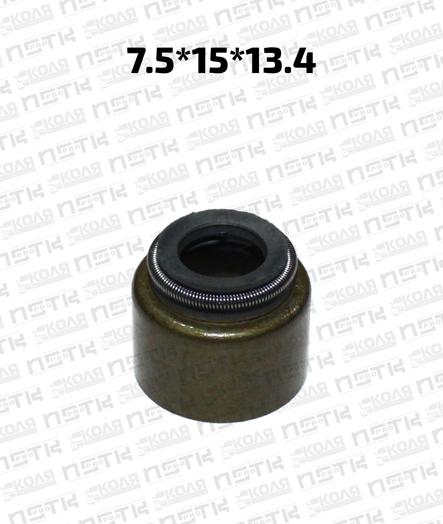 Маслосъемный колпачок 7.5*15*13.4 IN впускной EX выпускной Mitsubishi 4D30 4D31 4D31T 4D34T 6D14T 6D15 фторкаучуковый (NSTKPRO)
