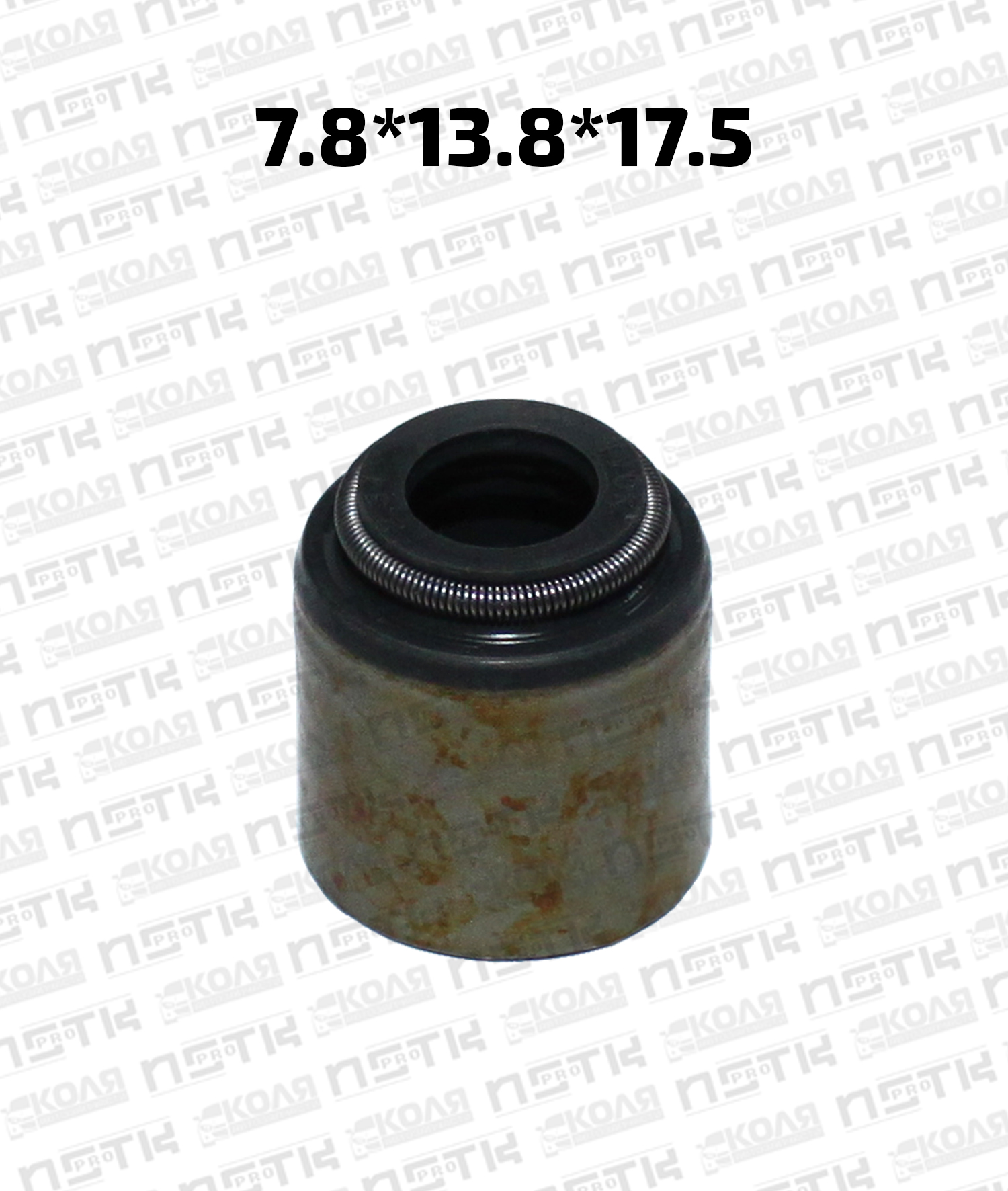 Маслосъемный колпачок 7.8*13.8*17.5 Isuzu 4BB1 4BC2 4BD1 4BE1 4BG1 6BB1 6BD1 6BG1 (TVOK)