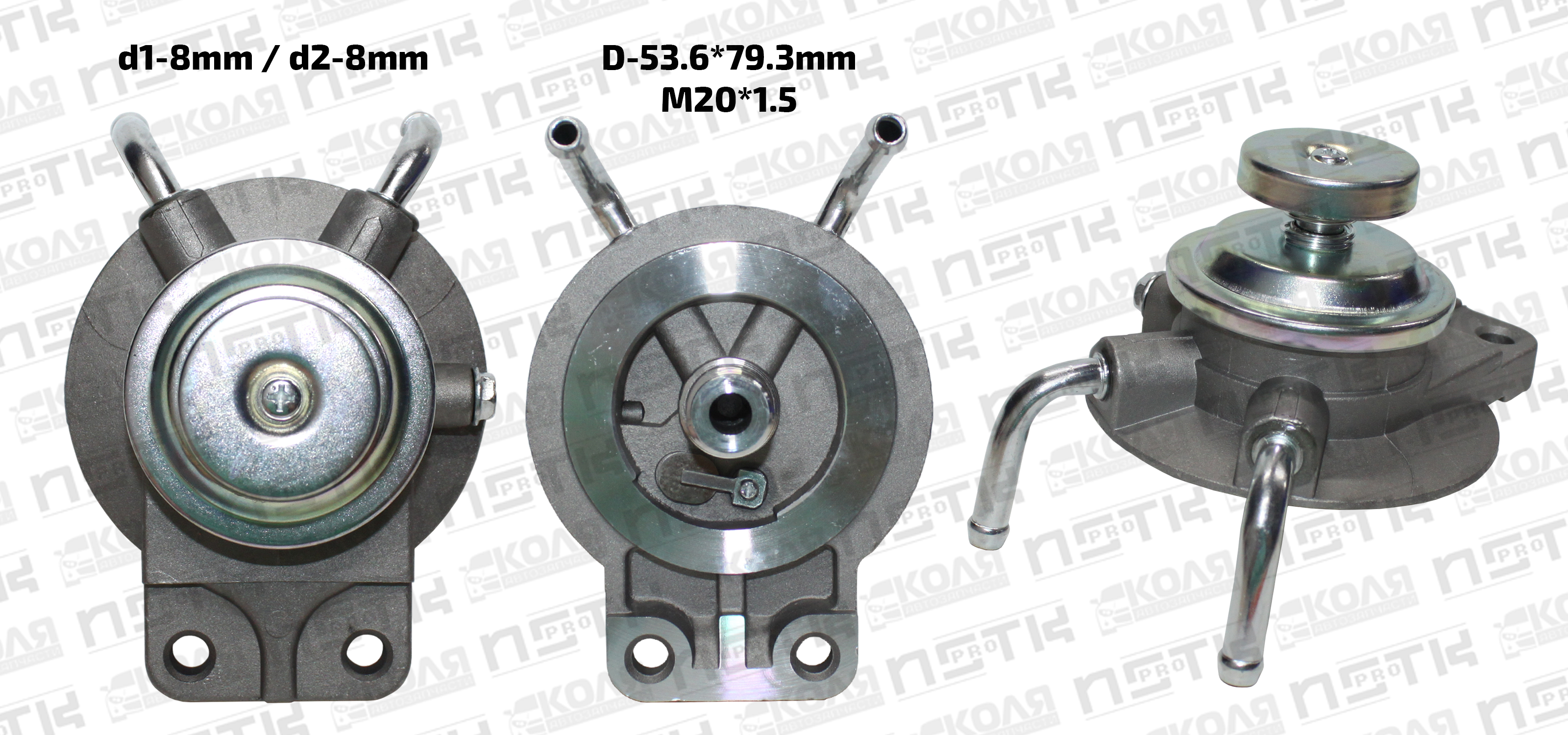 Насос ручной подкачки топлива M20*1.5 8mm/8mm Mitsubishi 4D55 4D56 4M40 (QCD228)