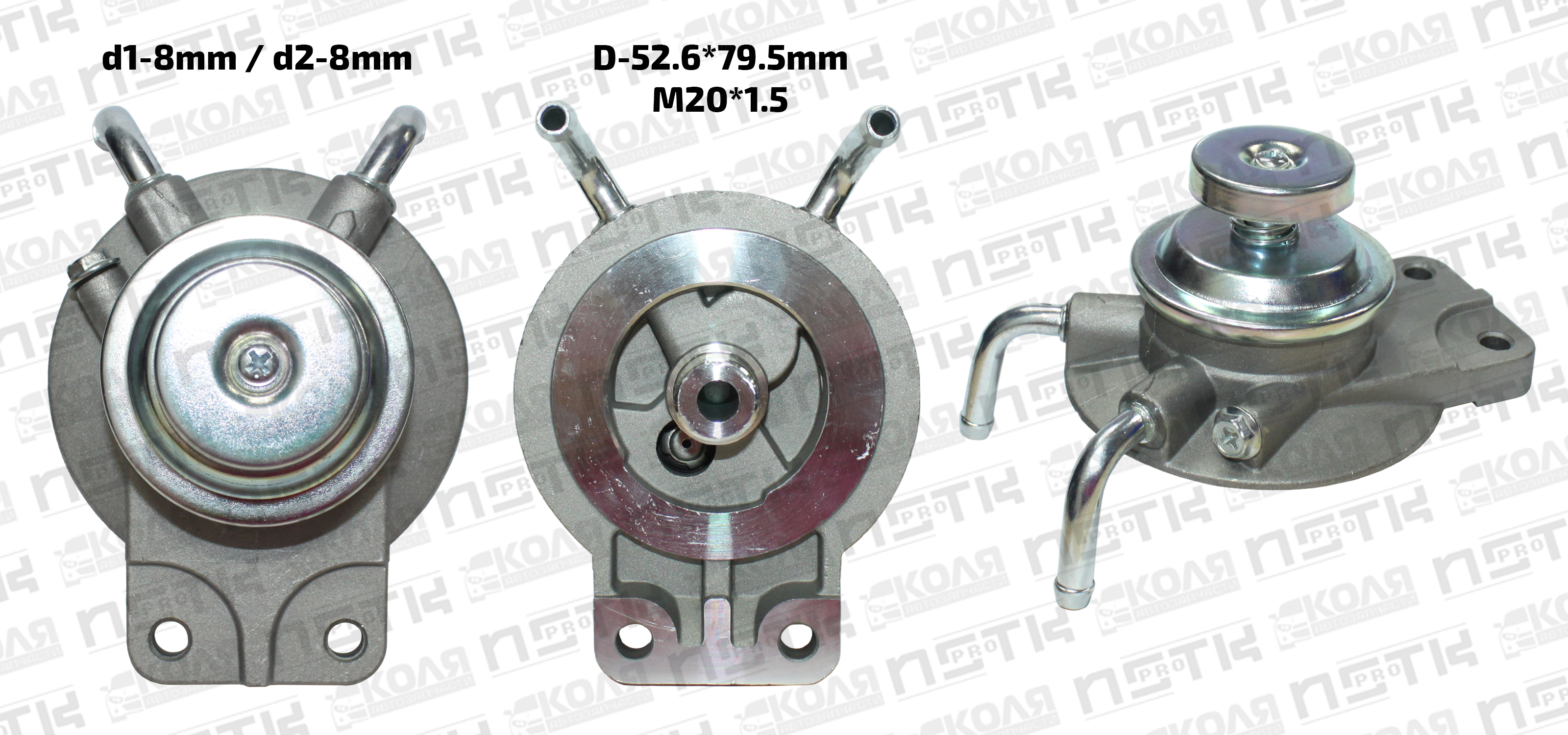 Насос ручной подкачки топлива M20*1.5 8mm/8mm Mitsubishi Delica L400 4D56 4M40 Mazda WL (QCD248)