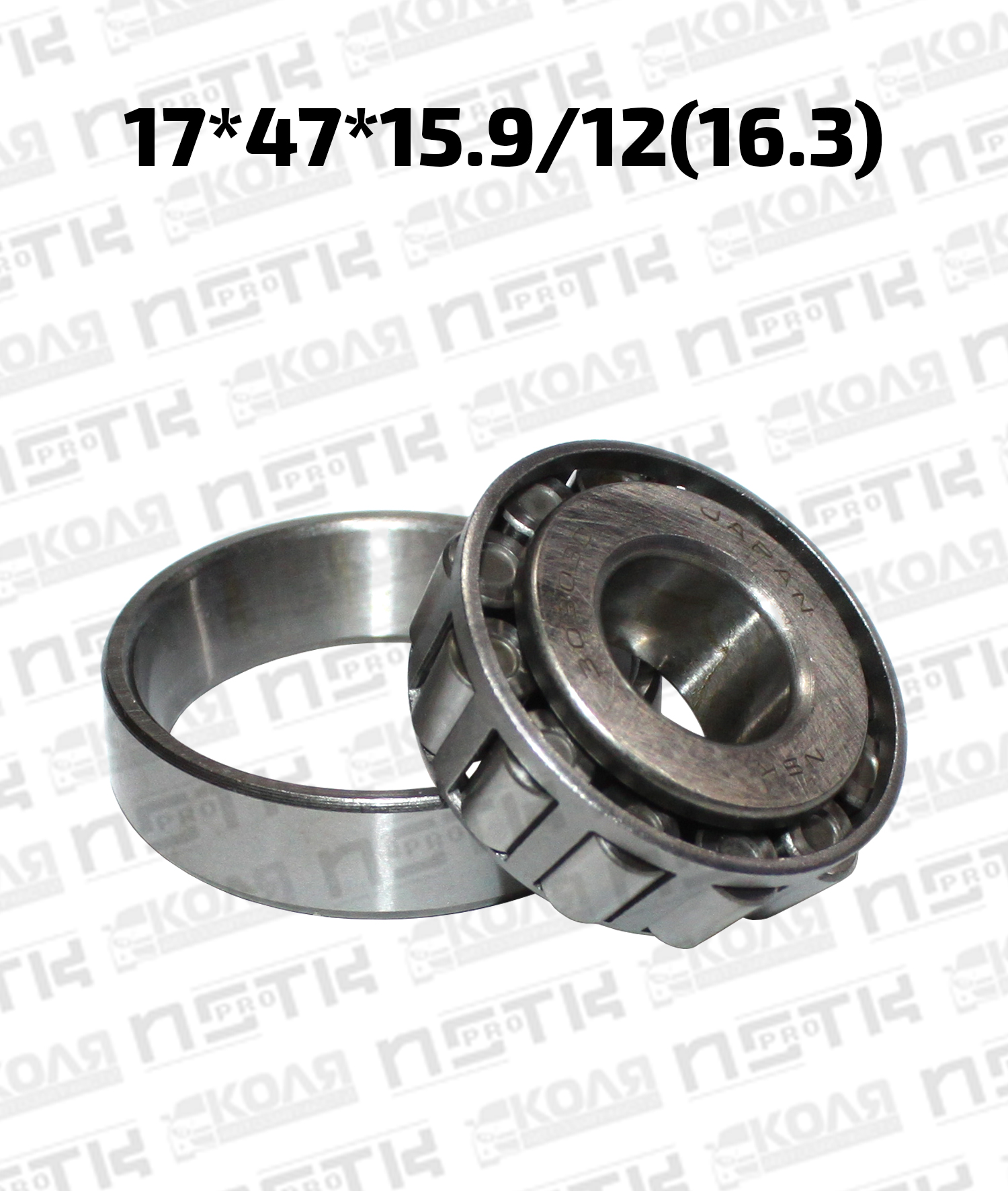 Подшипник поворотного кулака 17*47*15.9/12(16.3) Toyota Land Cruiser 70 Hilux LN106 TR0305A 30303D 9036617001 (NSK)