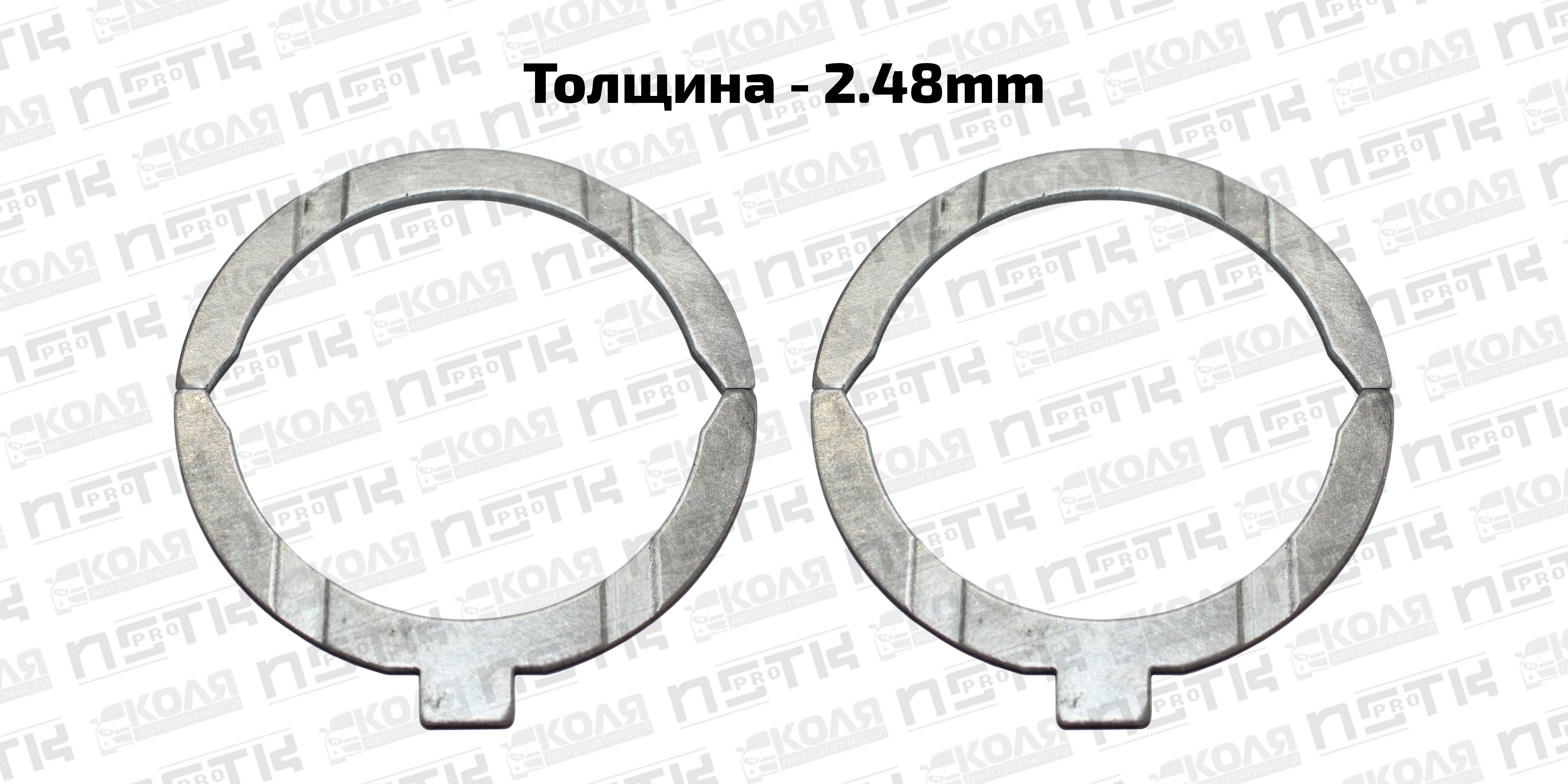 Полукольца упорные STD 2.48mm Toyota 4AGE 4AGZE 5AFE 7AFE K 2K (DEM)