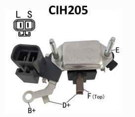 Регулятор генератора 12V L*S Nissan E24 TD23 TD25 Nissan D21 TD25 TD27 Nissan WD21 TD27T CIH205 (BORUIDA)