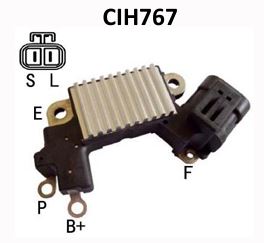 Регулятор генератора 12V S*L Nissan GA14DE GA16DE GA16DS KA24DE CIH767 без щеток (BORUIDA)