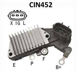 Регулятор генератора 12V X*IG*L Suzuki M13A M15A M16A M18A H20A CIN452 (BORUIDA)