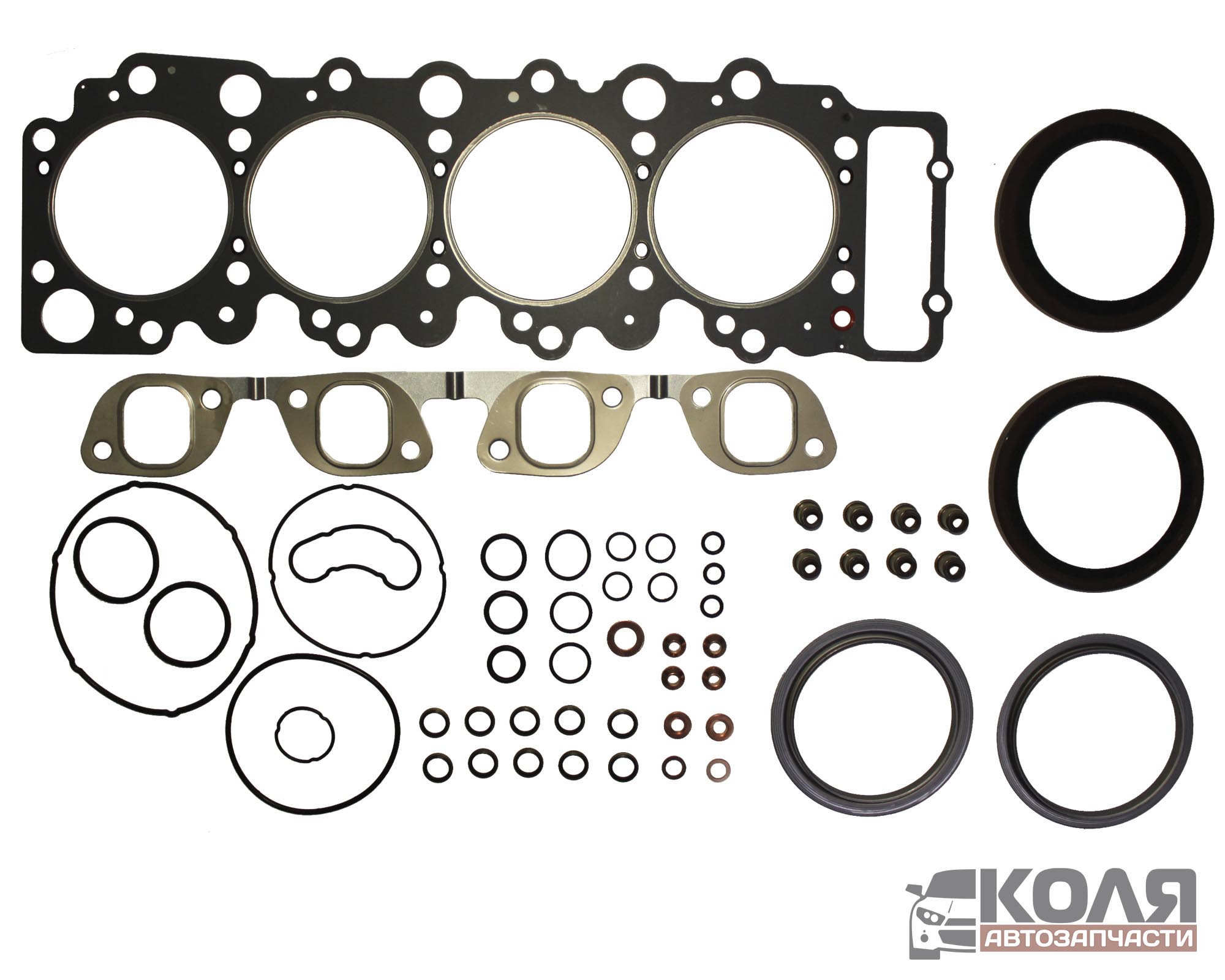 Комплект прокладок двигателя Isuzu 4HF1-NEW стальная прокладка ГБЦ (WTA)