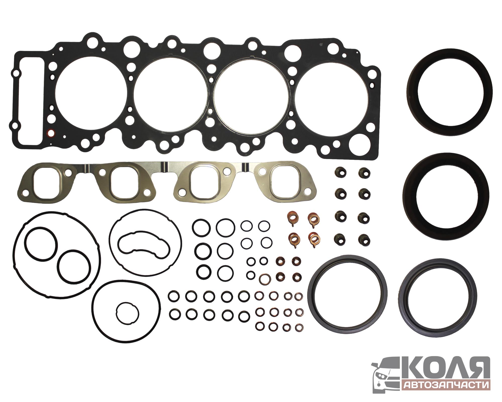 Комплект прокладок двигателя Isuzu 4HG1-NEW стальная прокладка ГБЦ (WTA)