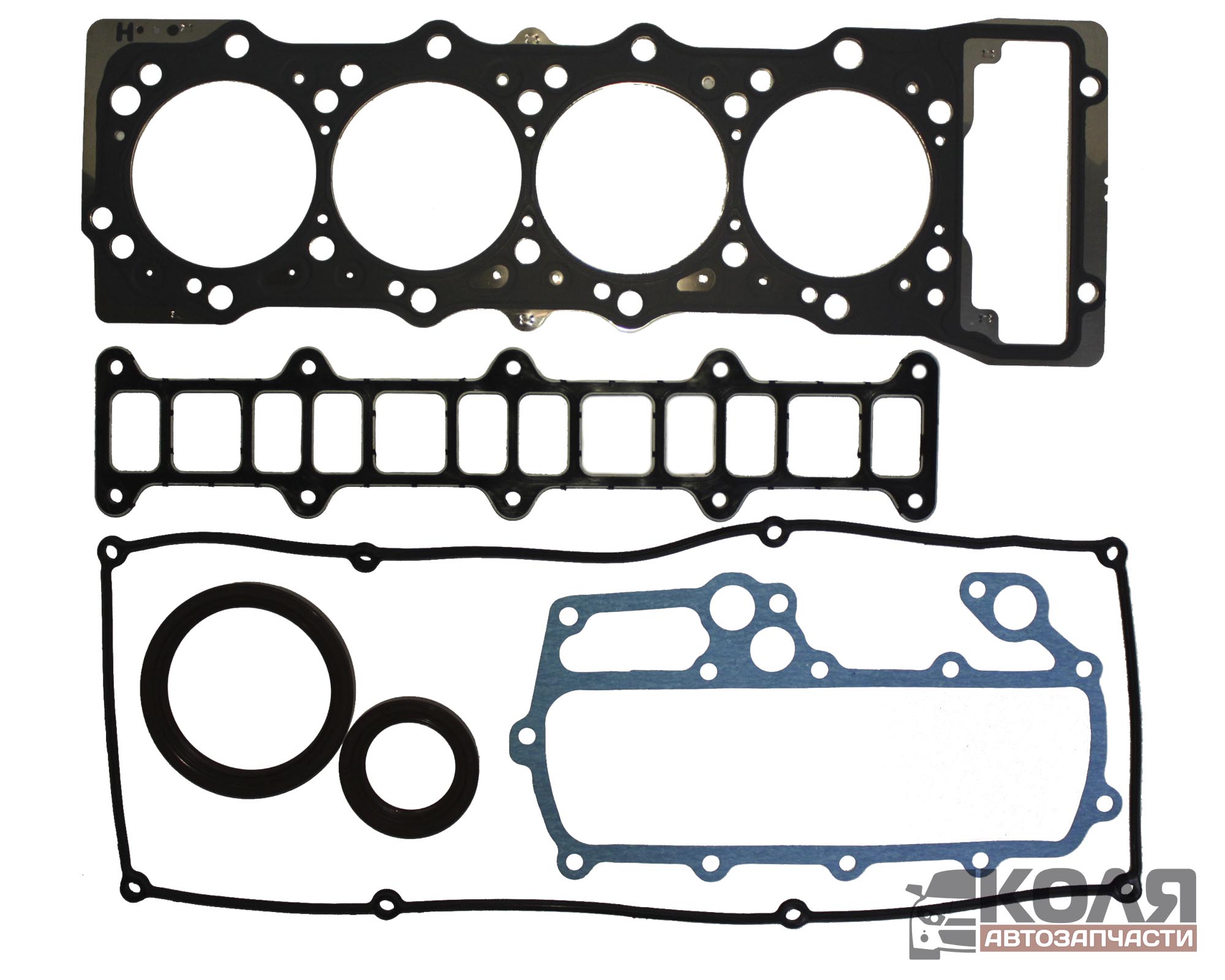 Комплект прокладок двигателя Mitsubishi 4M41 стальная прокладка ГБЦ (WTA)