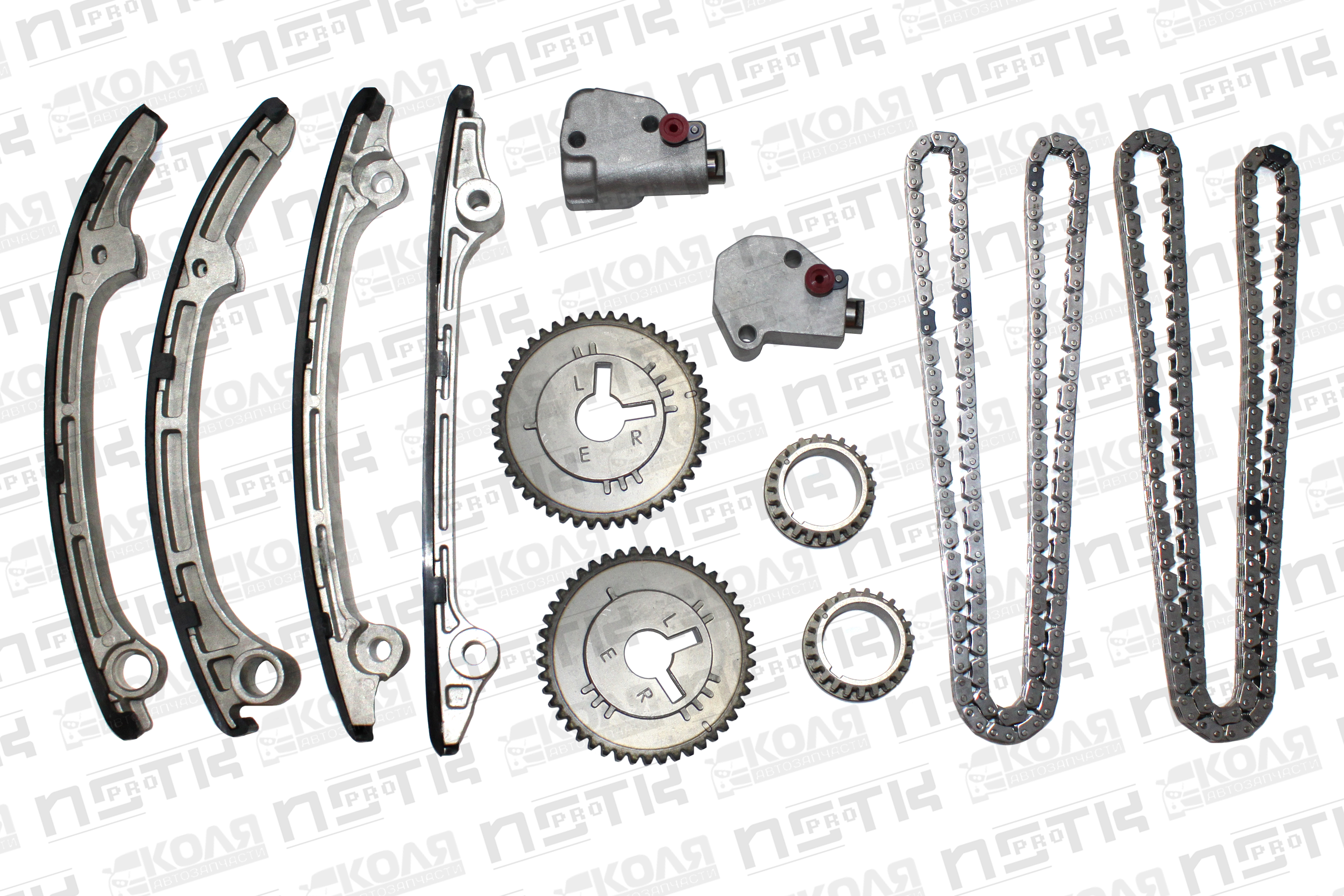 Ремкомплект цепи ГРМ 164S*2 Nissan VK45DE 0527-KIT (JT)