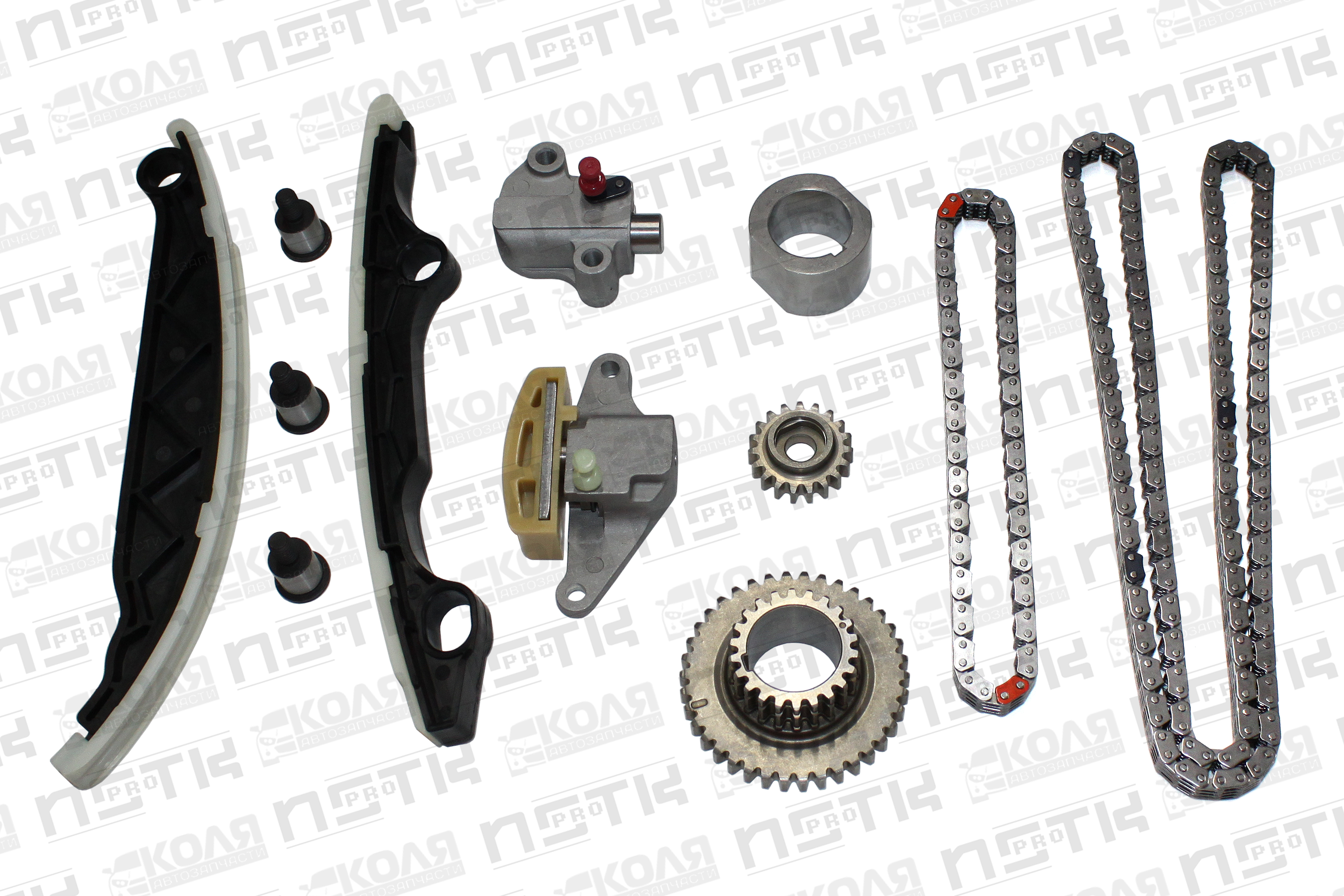 Ремкомплект цепи ГРМ 164S/66S Nissan QR25DE NEW 0541-KIT (JT)