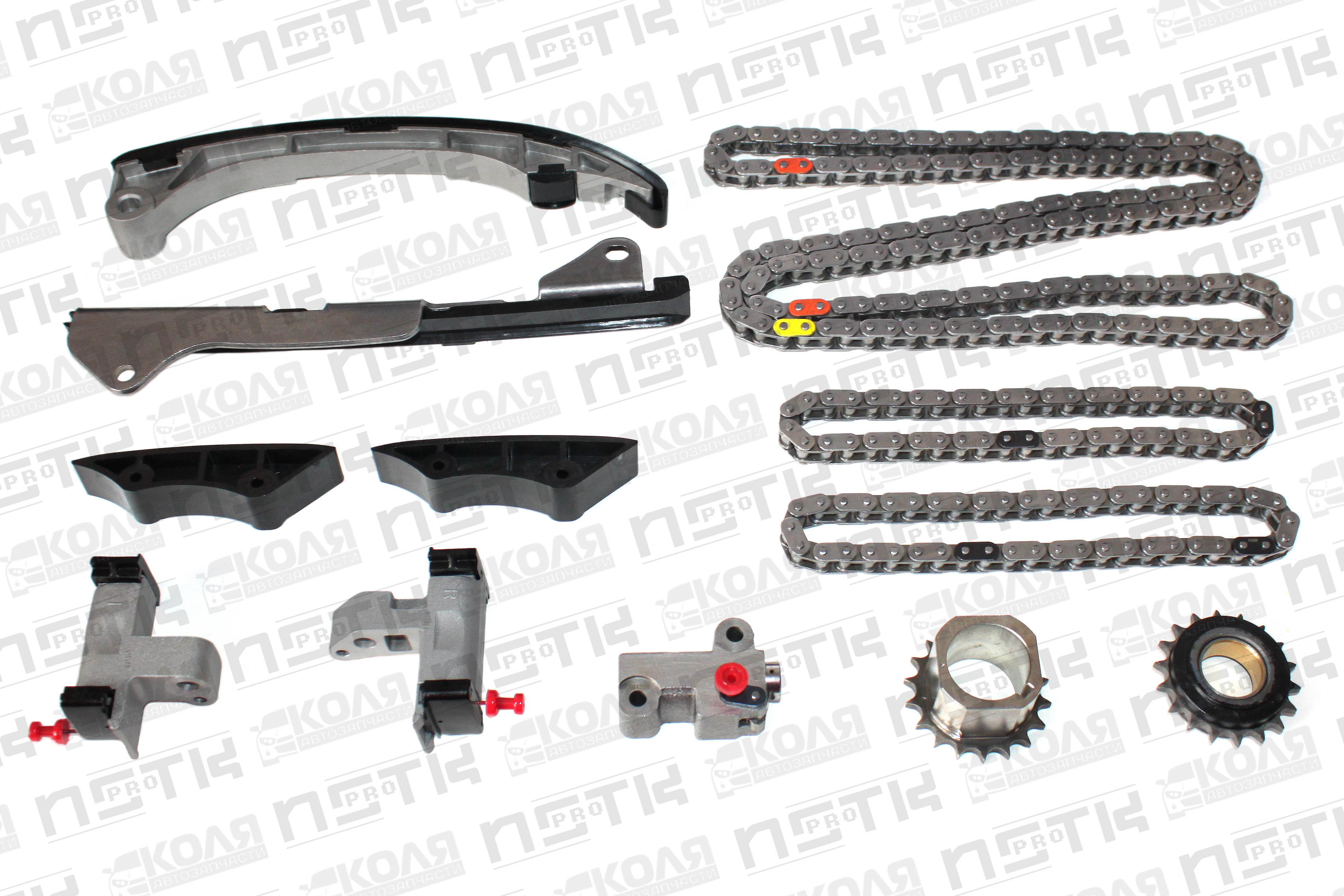 Ремкомплект цепи ГРМ 170S/46S Toyota 3GRFE 5GRFE 0418-KIT (JT)