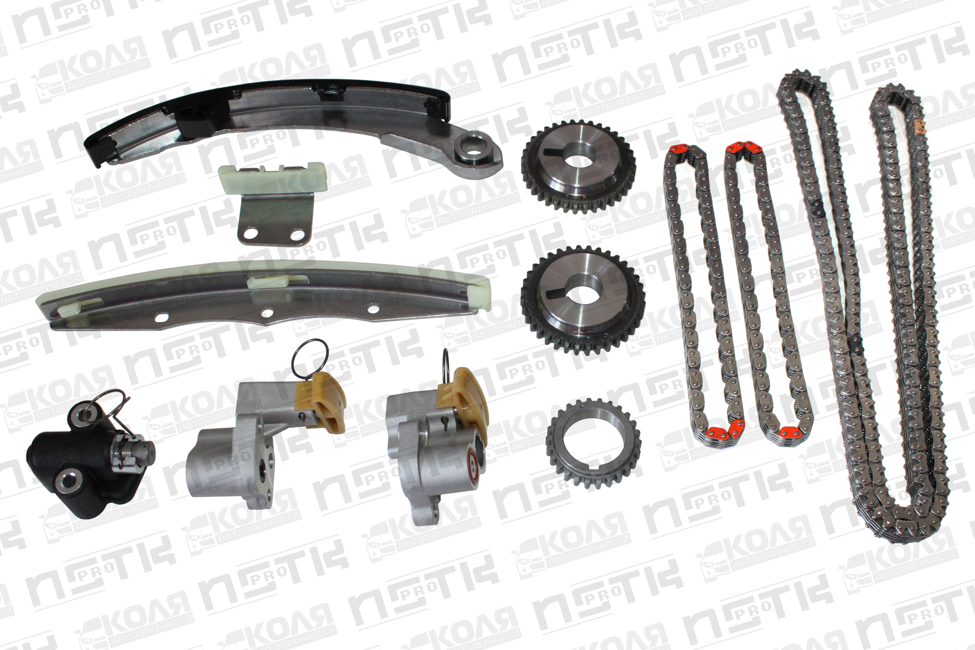 Ремкомплект цепи ГРМ 196S/66S Nissan Altima/Maxima/Quest VQ35DE 0538-KIT (JT)