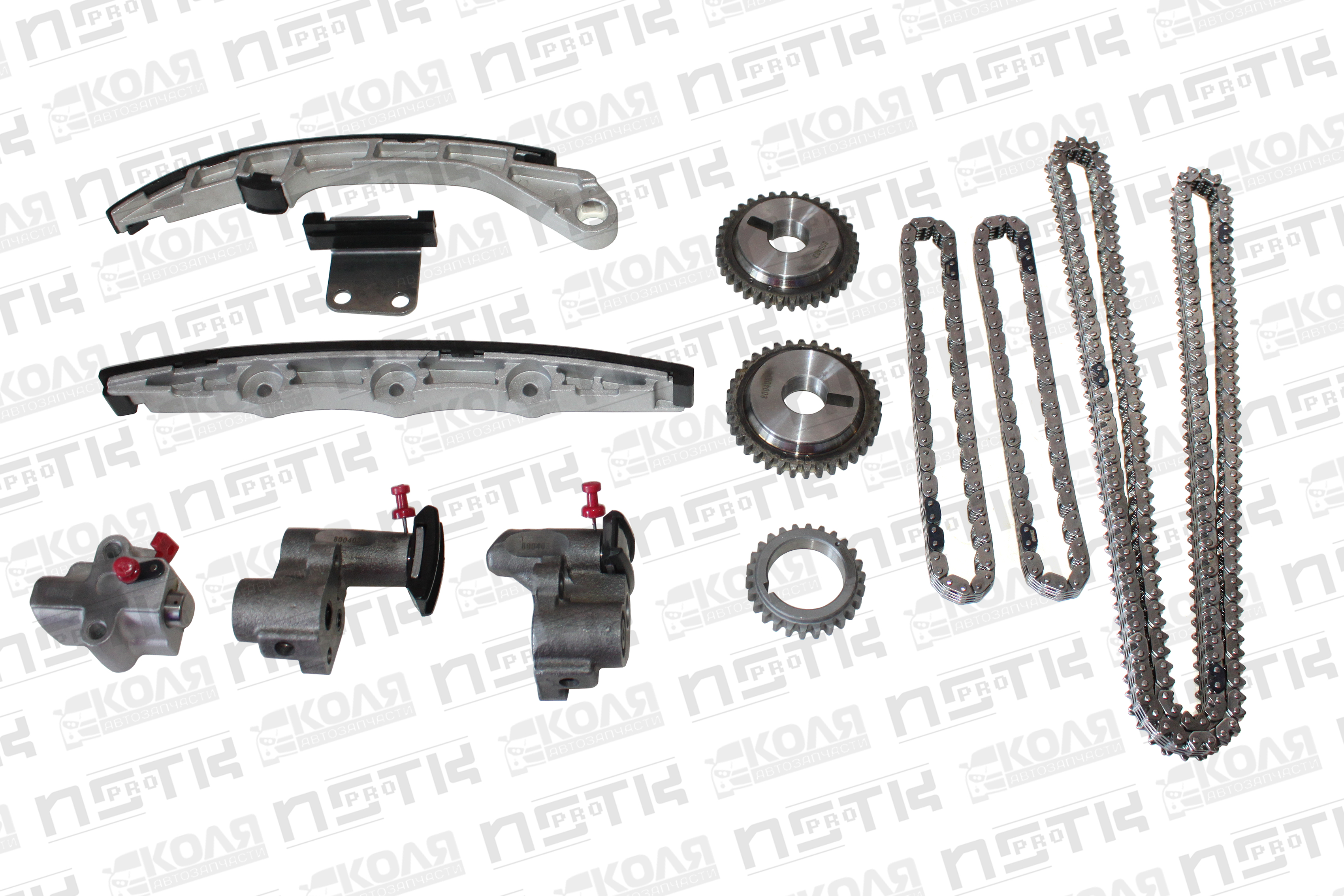 Ремкомплект цепи ГРМ 196S/66S Nissan VQ23DE VQ35DE 0518-KIT (JT)