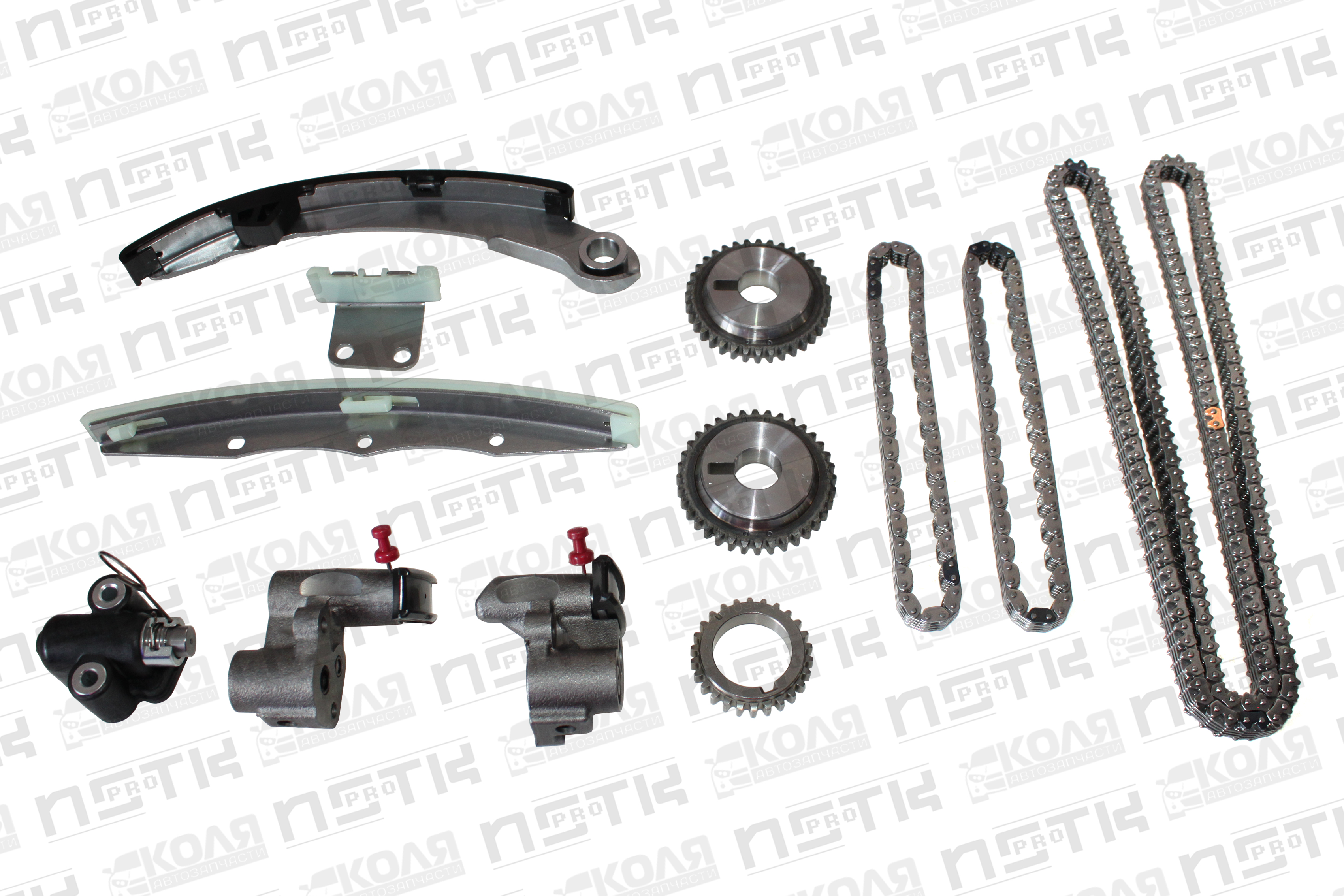 Ремкомплект цепи ГРМ 196S/66S Nissan Altima/Maxima/Quest VQ35DE 0522-KIT (JT)