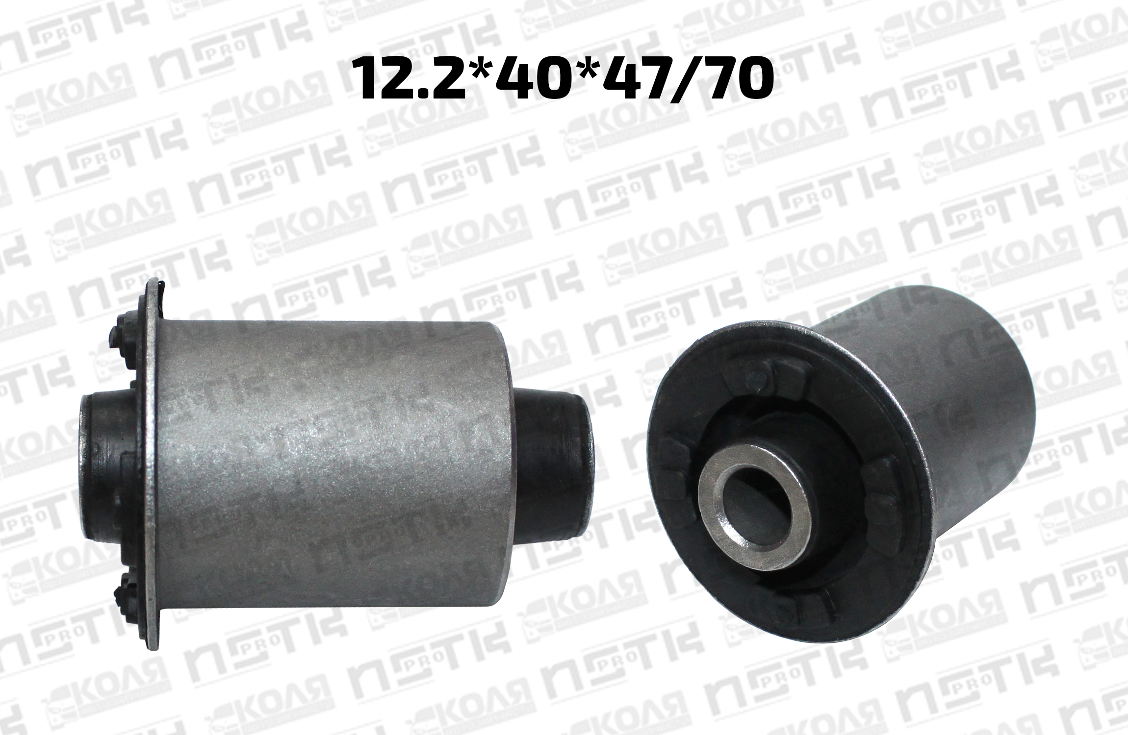 Сайлентблок нижнего рычага передней подвески передний 12*40*47/70 Toyota Avanza F601 F602 (MICHN)