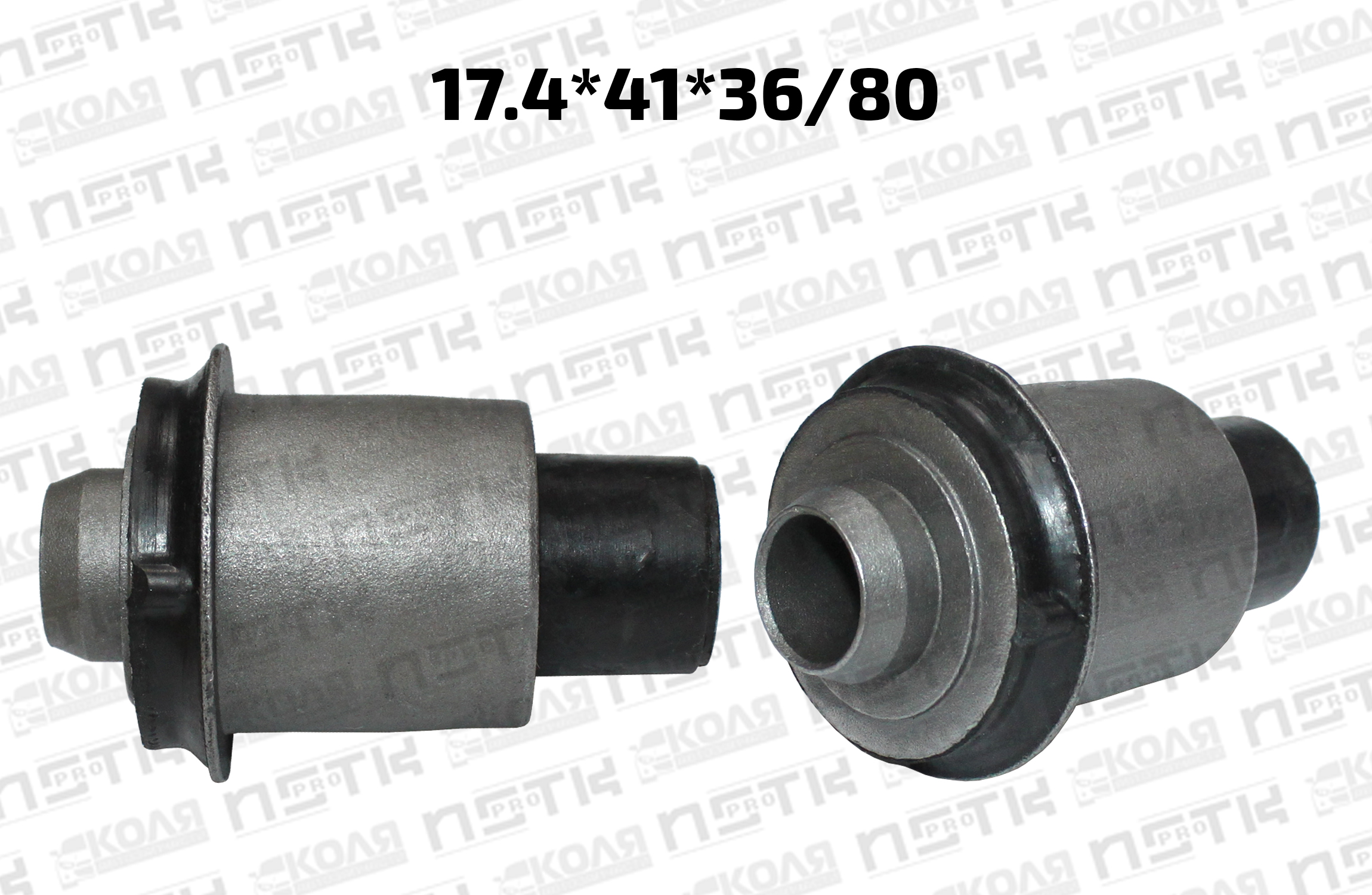 Сайлентблок подрамника задний 17.4*41*36/80 Nissan Wingroad Y12 Tiida C11 Mazda Familia Y12 (MICHN)