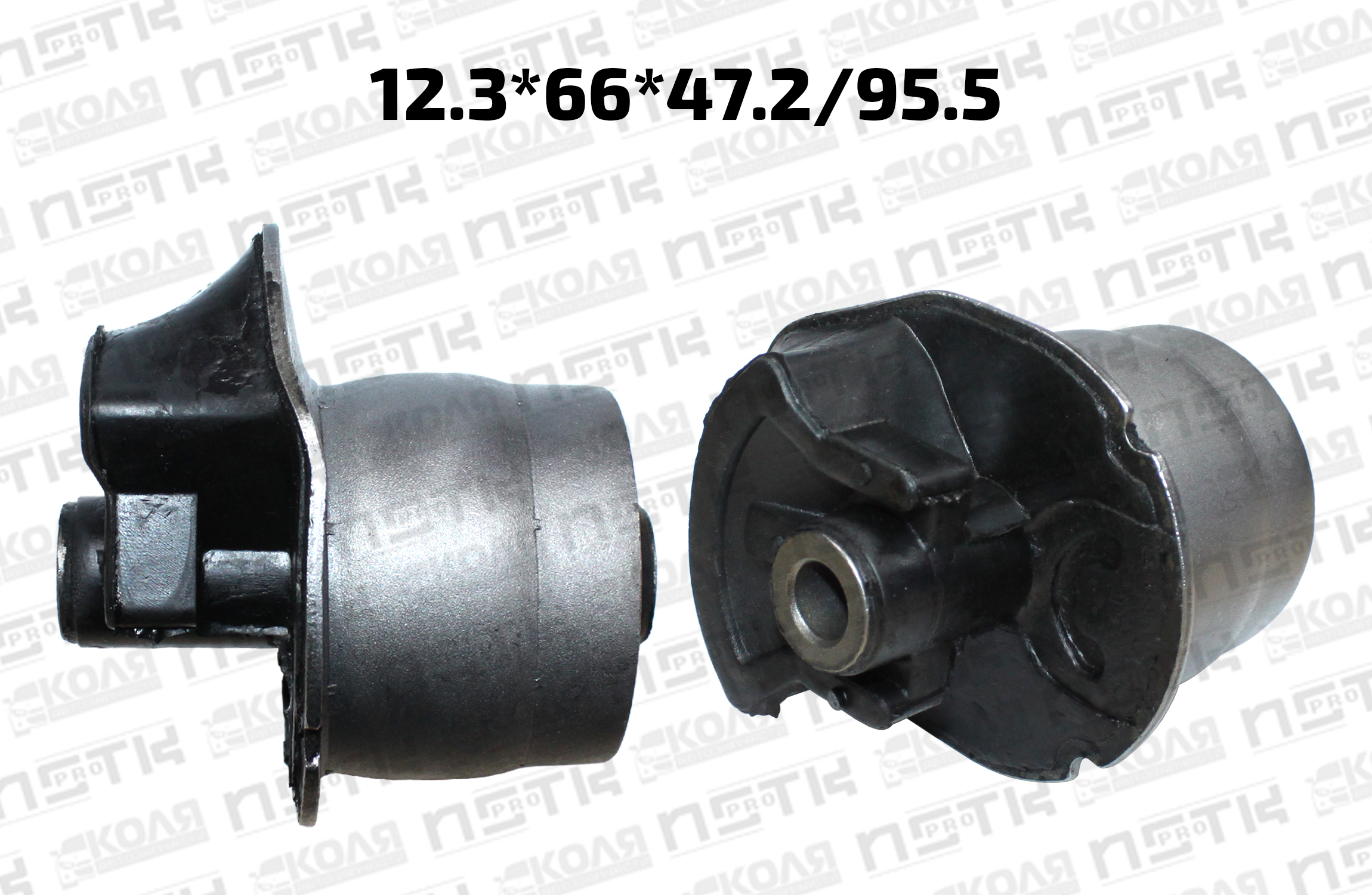 Сайлентблок задней балки 12.3*66*47.2/95.5 Toyota Corolla Fielder 2000-2012 Wish ZGE20 PREMIO ALLION (MICHN)