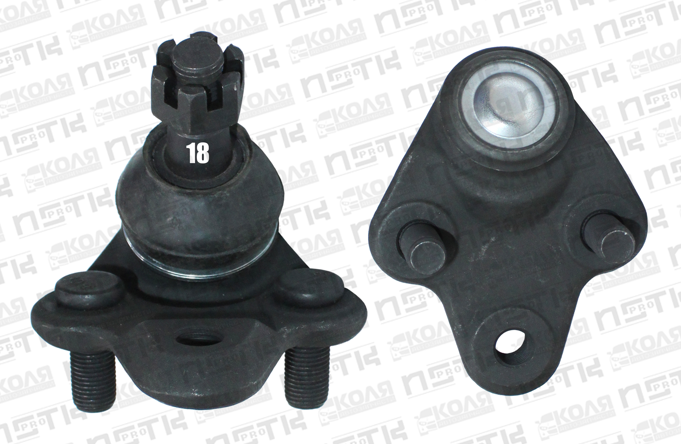 Шаровая опора нижнего рычага передней подвески LR конус 18mm Toyota Corolla AE100 NZE121 NZE141 NZE144 ZRE144 Allion ZZR245 ZZT240 NZT240 NZT260 ZRT260 RAV4 ACA20 Vista ZZV50 Prius ZVW50 ZVW55 Chery Tiggo (XCPMC)