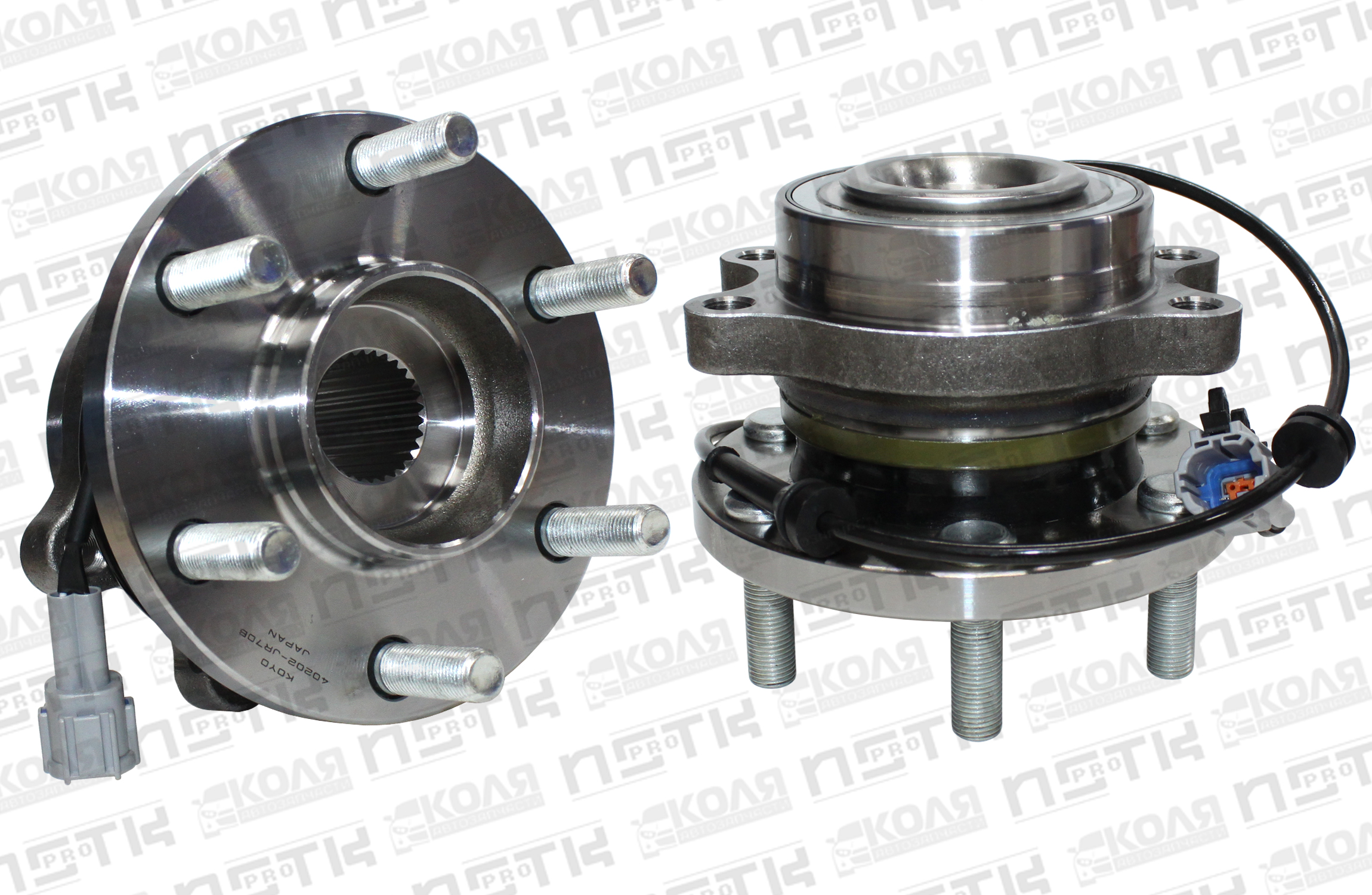 Ступица переднего колеса LR ABS Nissan Navara D40 (KOYO)