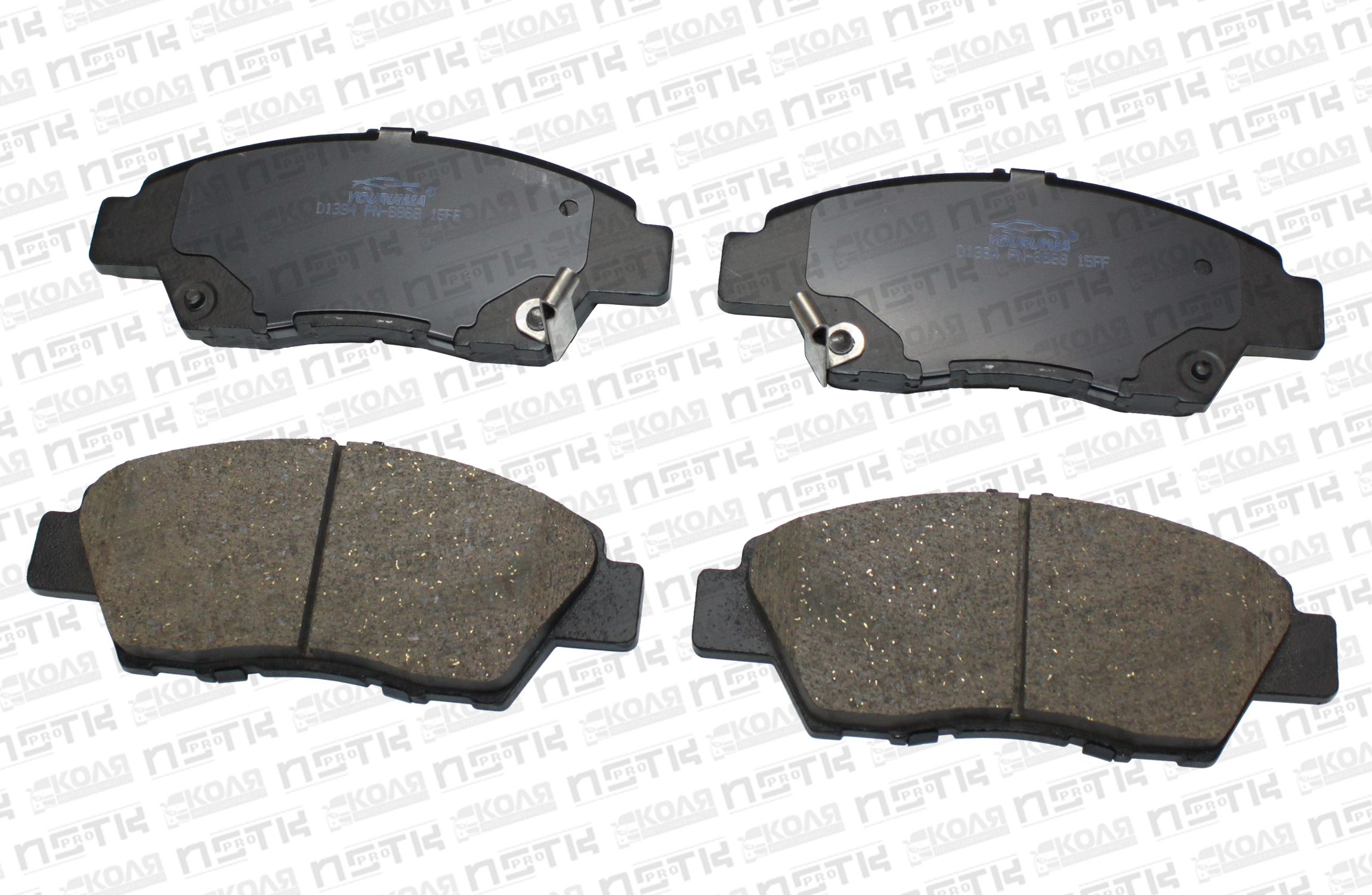 Тормозные колодки дисковые передние D1394 PN8868 Honda Shuttle GP7 Honda CRZ ZF1 ZF2 Fit GE6 GE7 GE8 GK3 GK4 GK5 GK6 GP1 GP4 GP5 GP6 Freed GB3 GB4 GP3 Insight ZE2 ZE3 (YOURUIMA)