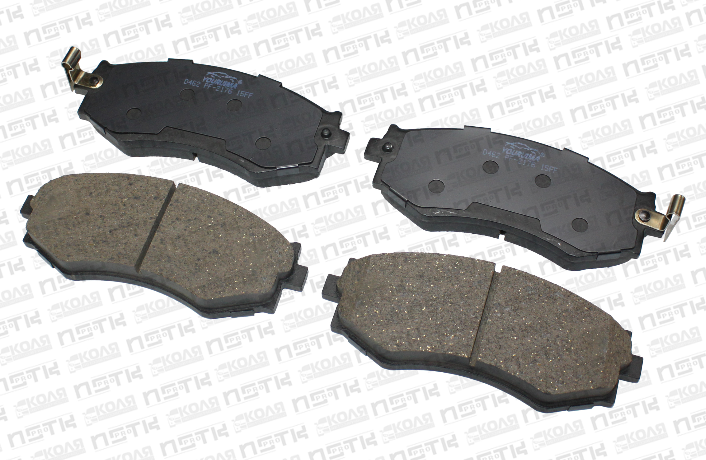 Тормозные колодки дисковые передние PF2176 Nissan Avenir W10  Bluebird HU14 (YOURUIMA)