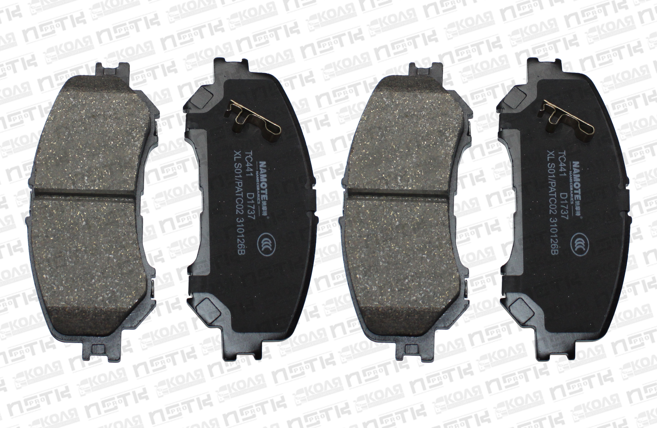 Тормозные колодки дисковые передние PF2804 Nissan Qashqai J11 Nissan XTrail T32 Renault Espace Renault Kadjar Renault Koleos Renault Megane Renault Scenic (NAMOTE)