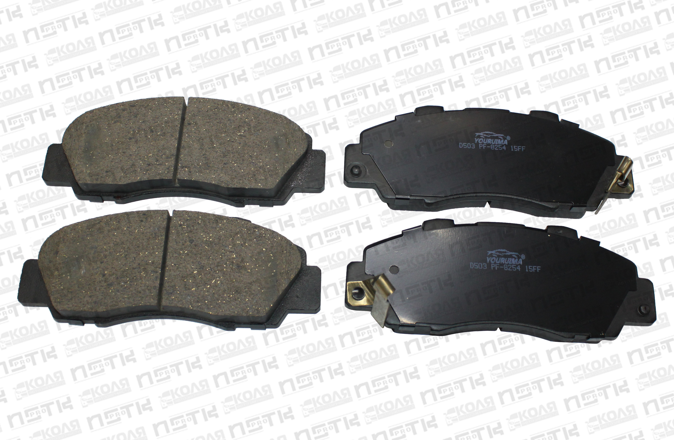 Тормозные колодки дисковые передние PF8254 Honda Odyssey RA HRV GH Honda StepWGN RF1 (YOURUIMA)