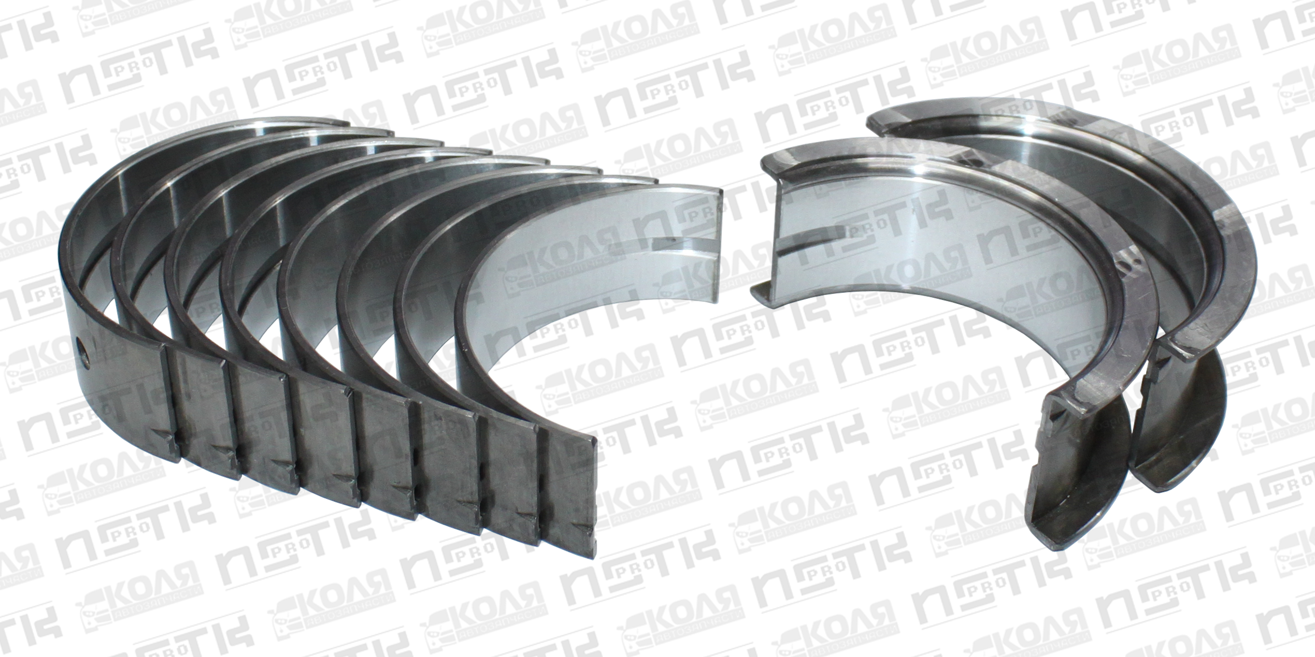 Вкладыши коренные STD Mitsubishi 4G51 G51B 4G52 G52B 4G53 4G54 4D55 4D56 / высококачественное покрытие баббит (DEM)